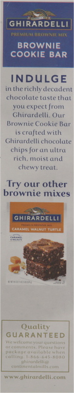 Ghirardelli Brownie Mix, Premium, Brownie Cookie Bar | Giant Eagle