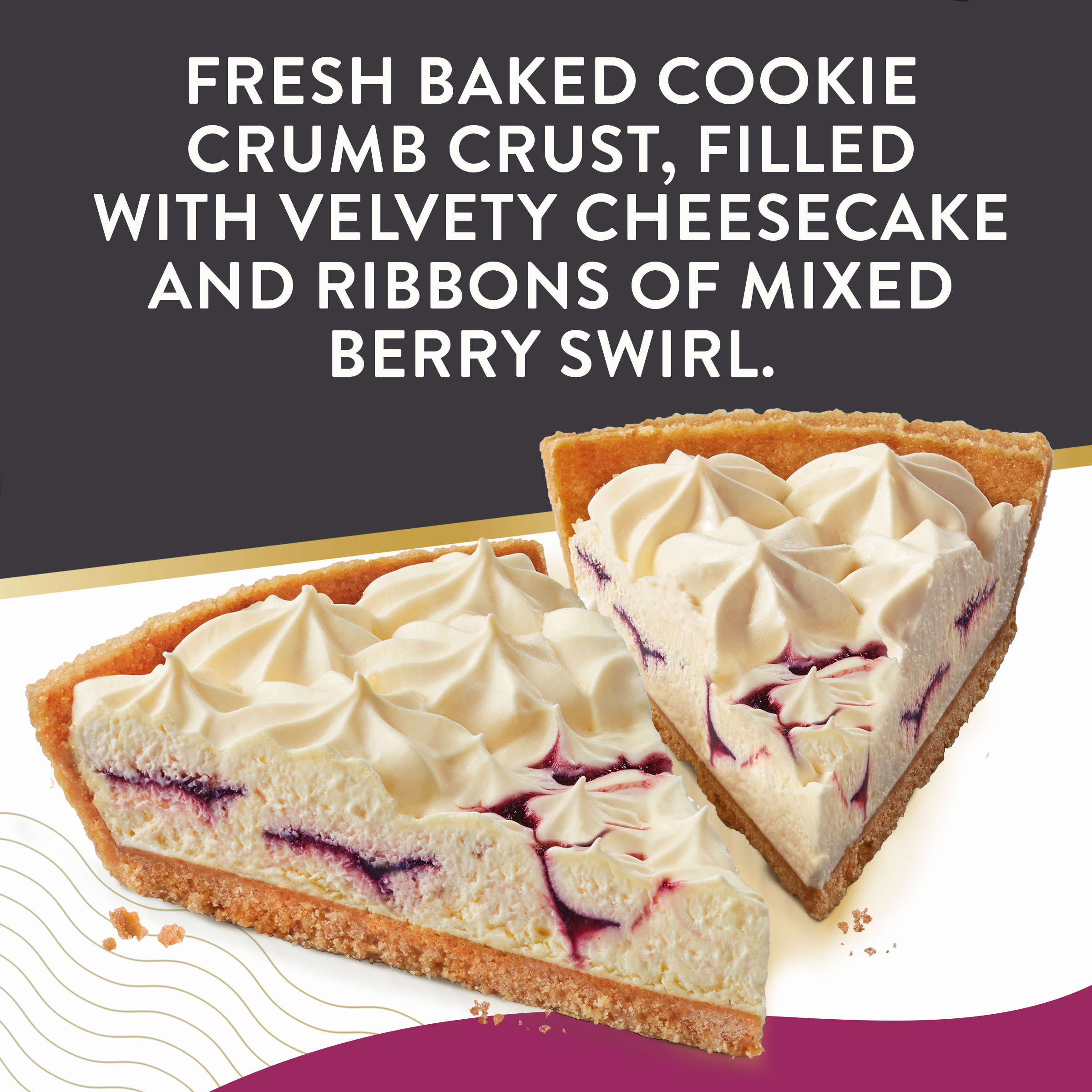 Edwards Singles Desserts Frozen Whipped Berry Cheesecake | Giant