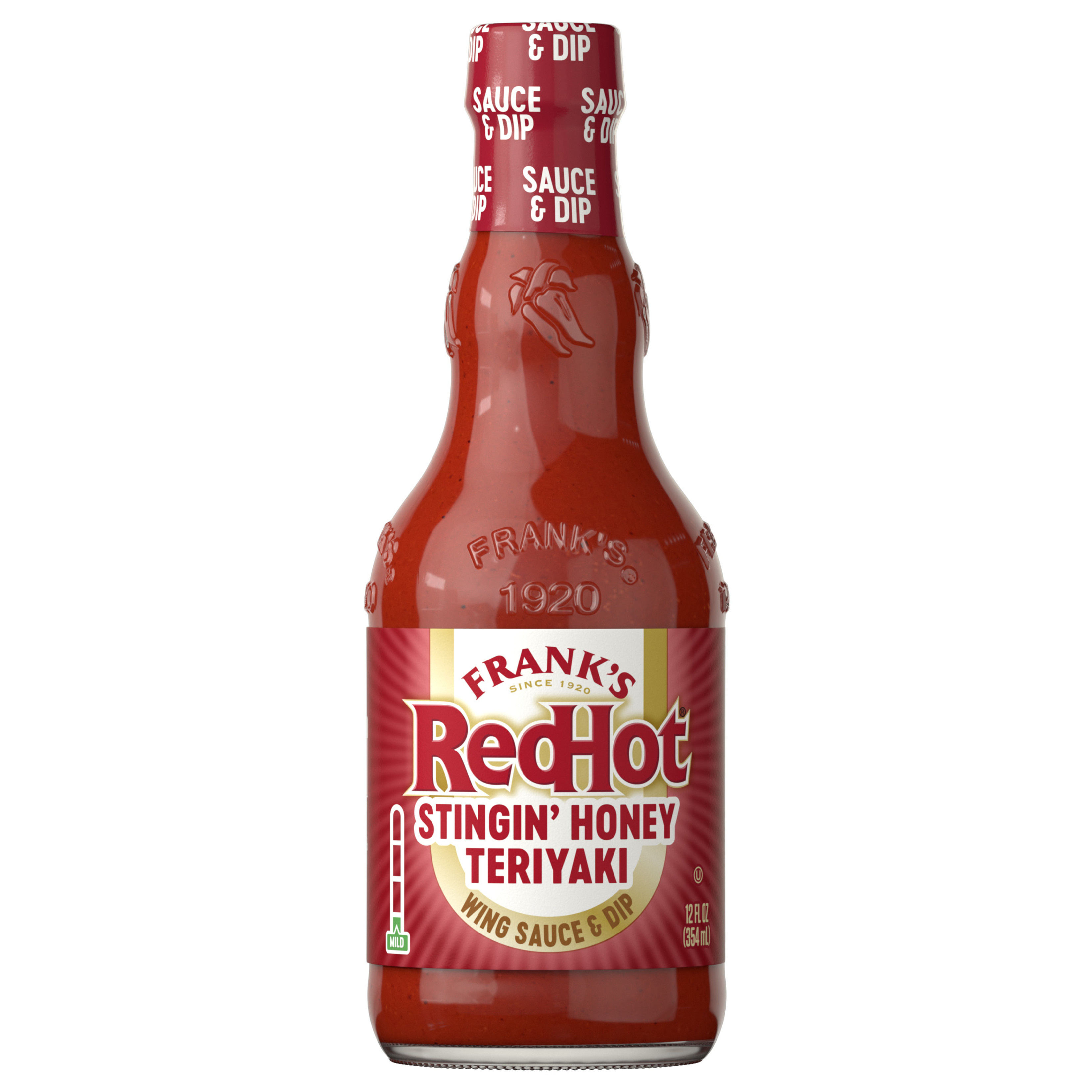 Frank's RedHot Stingin' Honey Teriyaki Wing Sauce, 12.0 fl oz