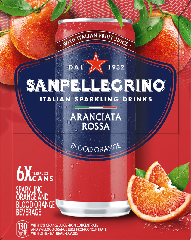 Sanpellegrino Italian Sparkling Drink Aranciata Rossa, Sparkling