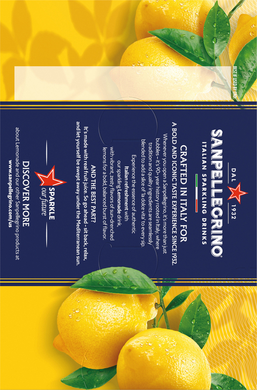 Sanpellegrino Italian Sparkling Drink Limonata, Sparkling Lemon