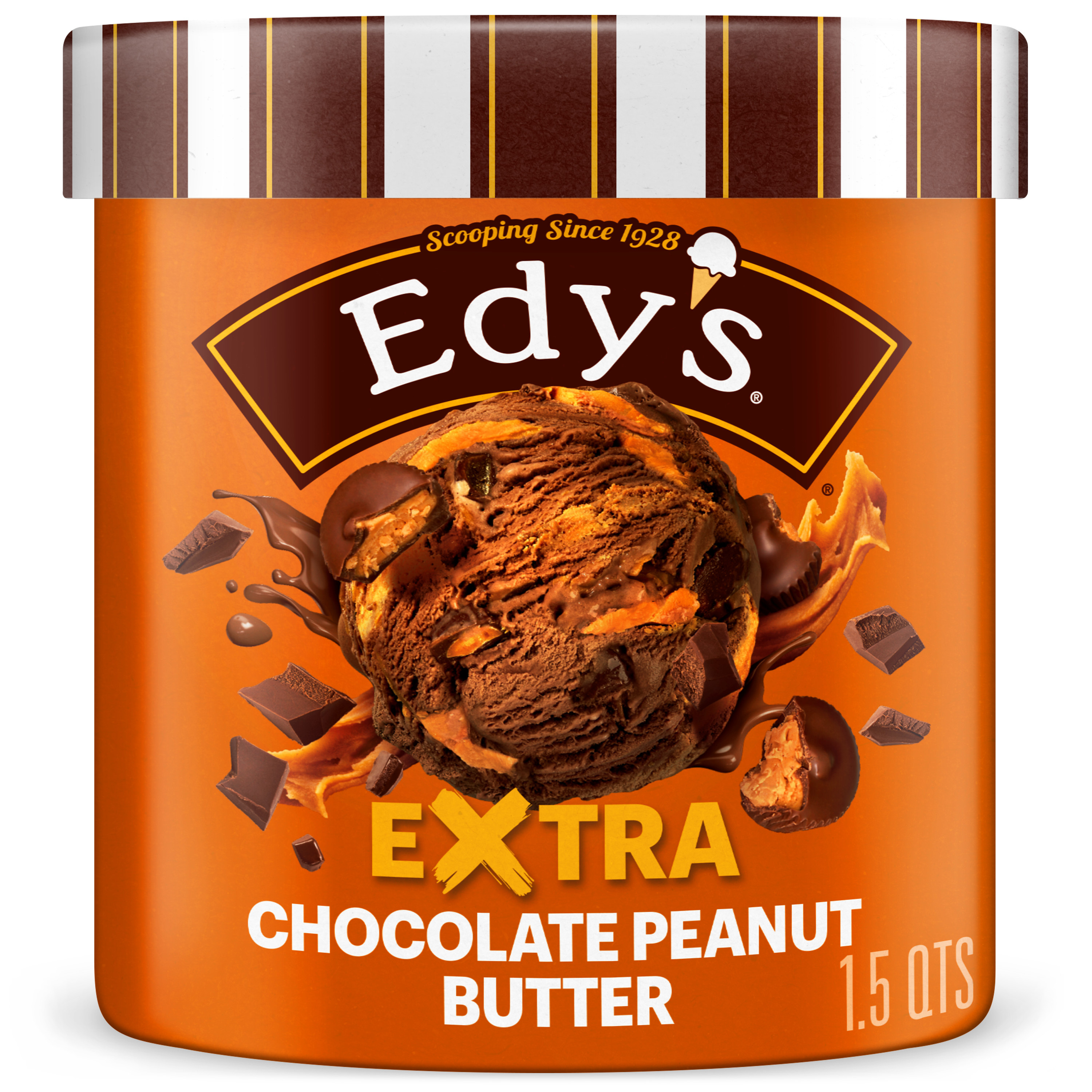 edy！ Edy'S/Dreyer'S Extra Chocolate Peanut Butter, 1.5 Qt | Giant Eagle
