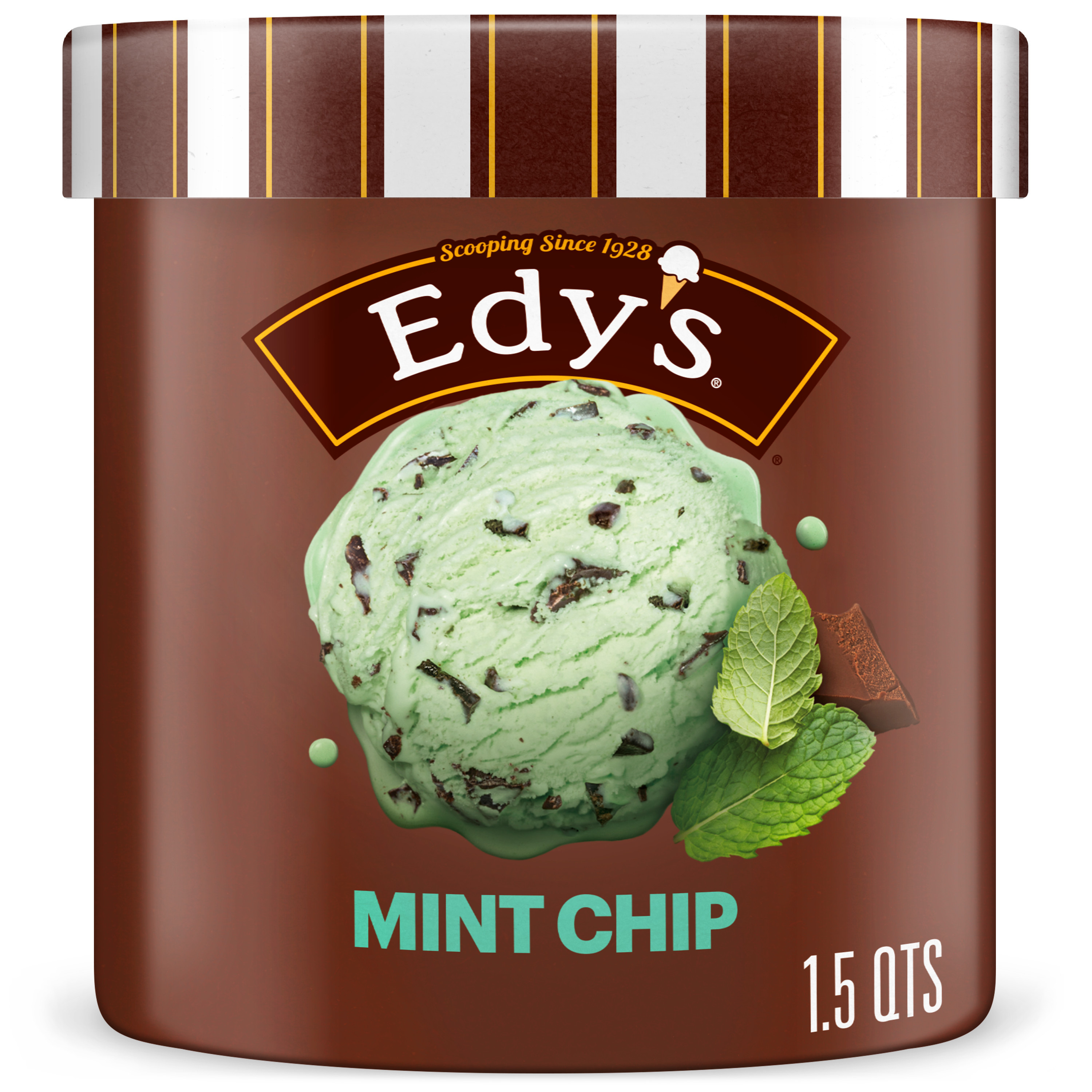 Edy'S Frozen Dairy Dessert, Mint Chip, 1.5 Qt | Giant Eagle