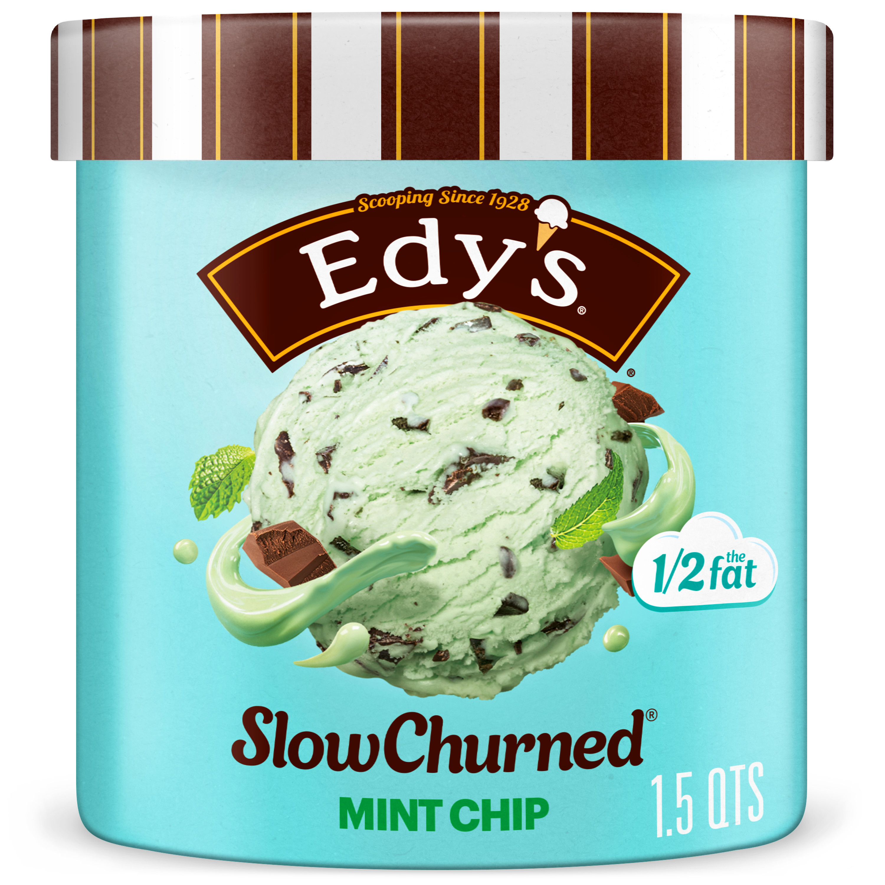 Edy's/Dreyer's Slow Churned Mint Chocolate Chip Light Ice Cream