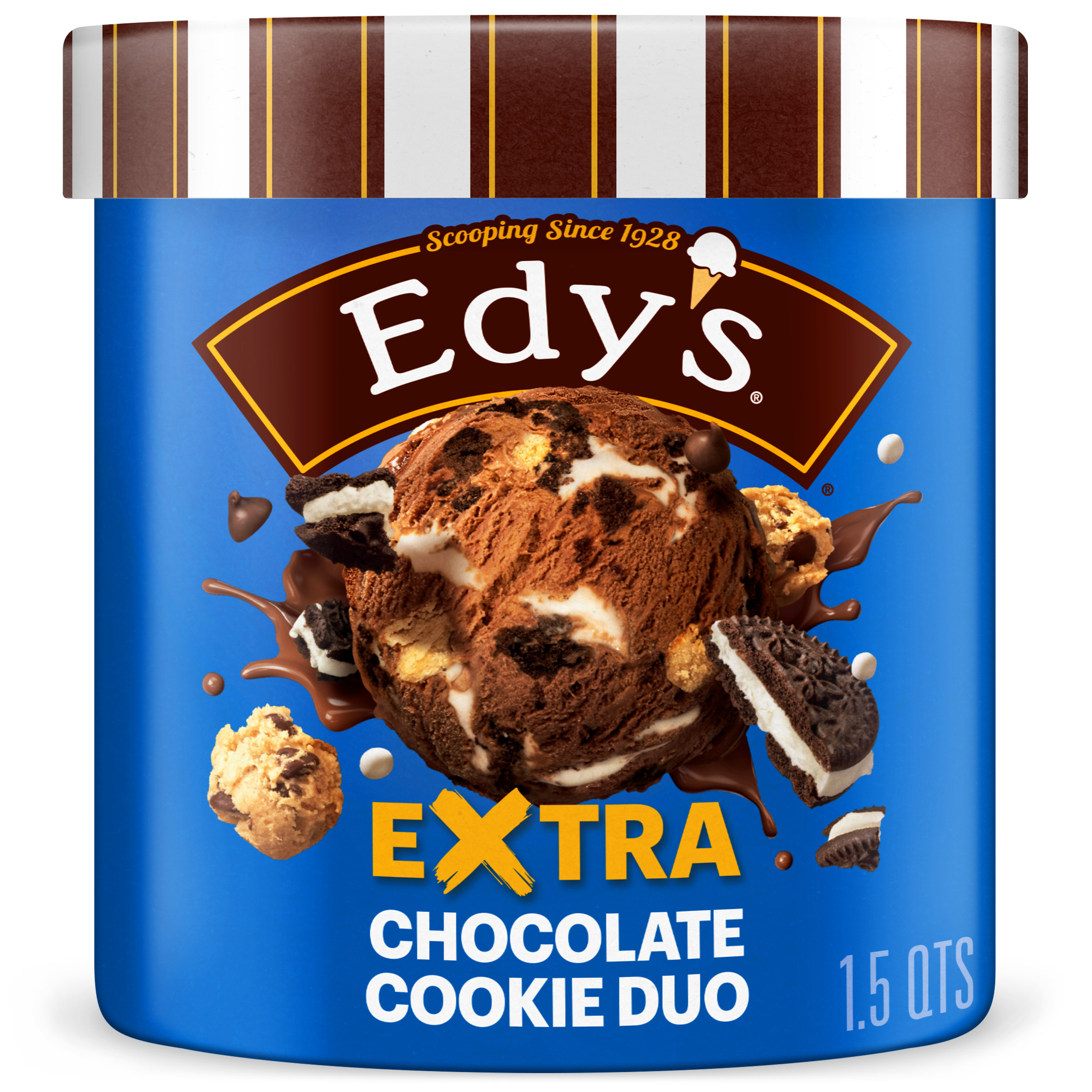 Edy'S/Dreyer'S Frozen Dessert, Extra Cookie Duo, 1.5 Qt | Giant