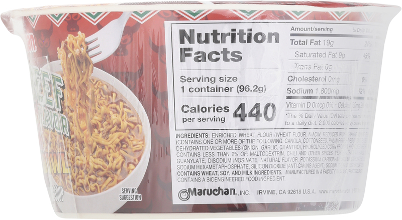 Maruchan Ramen Noodle Soup Bowl, Birria Beef Flavor | Giant Eagle