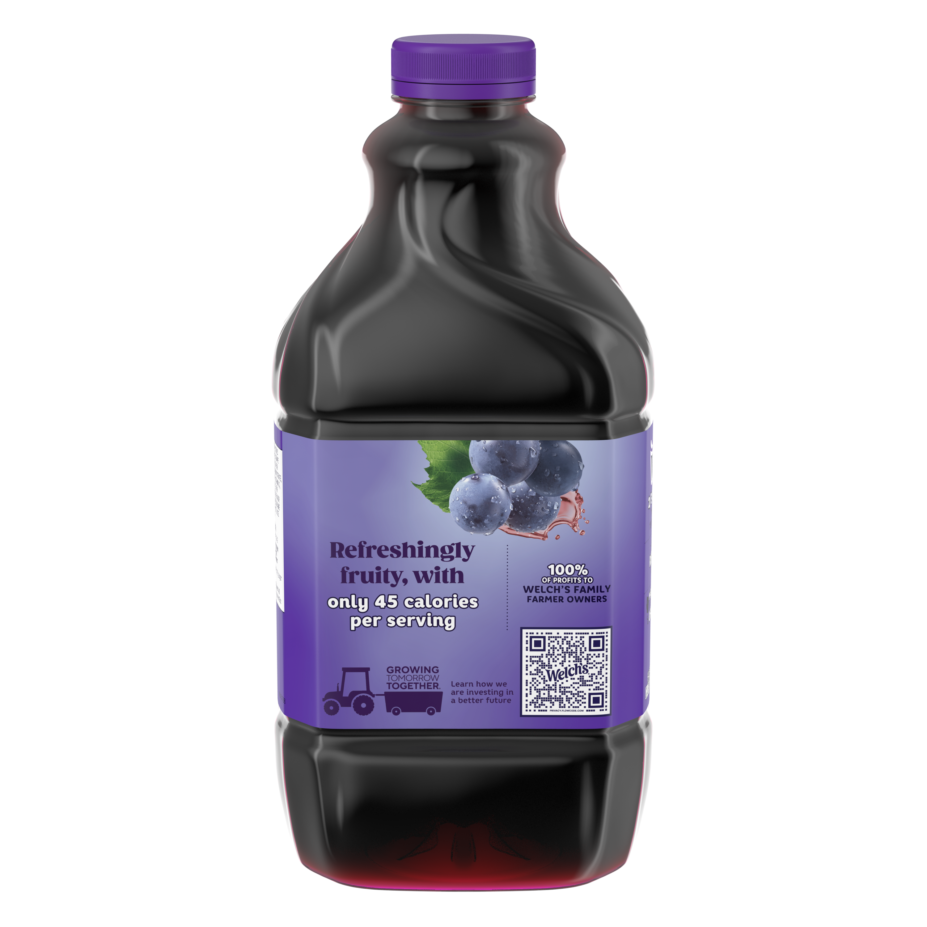 Welch's Light Concord Grape Juice Beverage, 64 Fl Oz Bottle