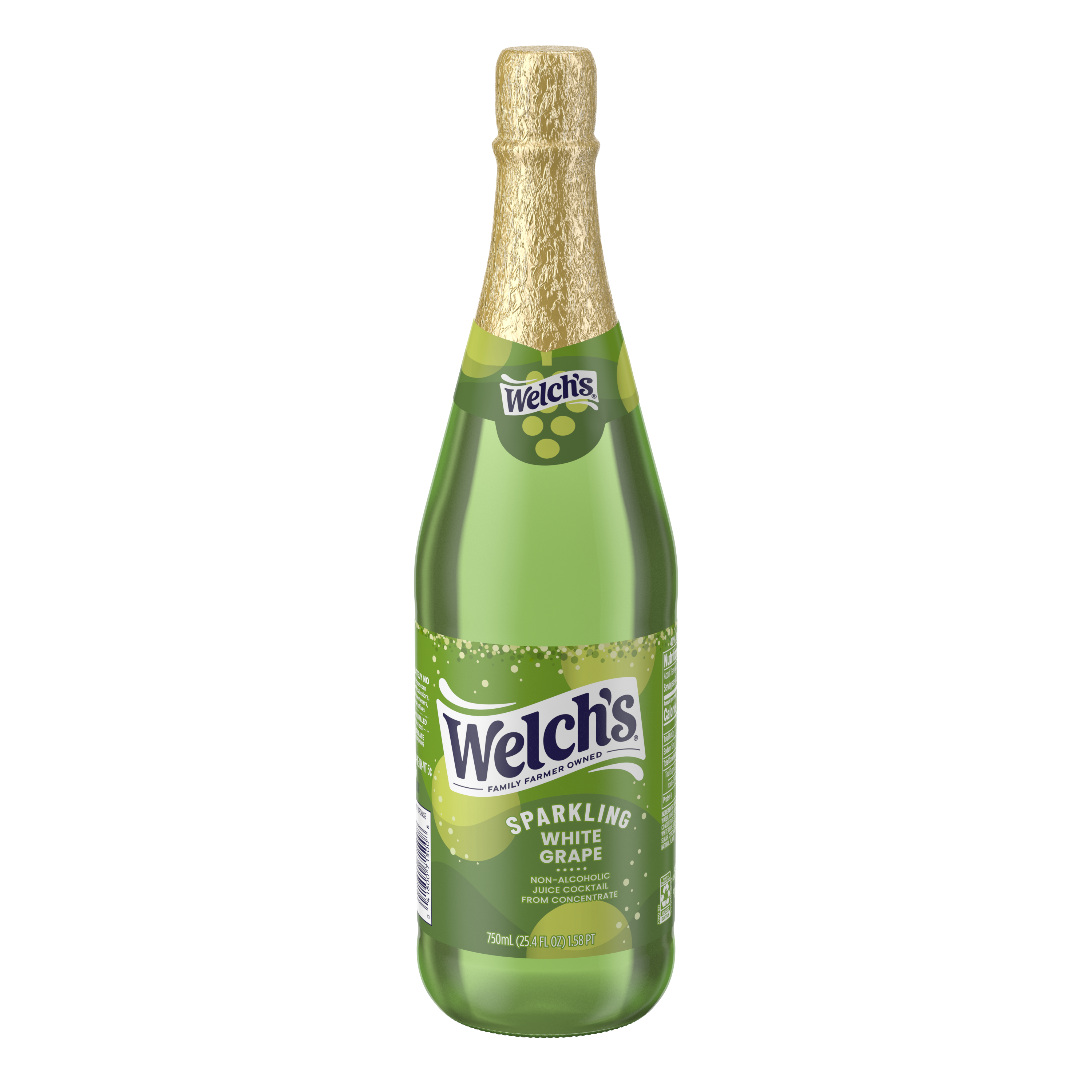 Welch's Non-Alcoholic Sparkling Juice Cocktail, White Grape, 25.4
