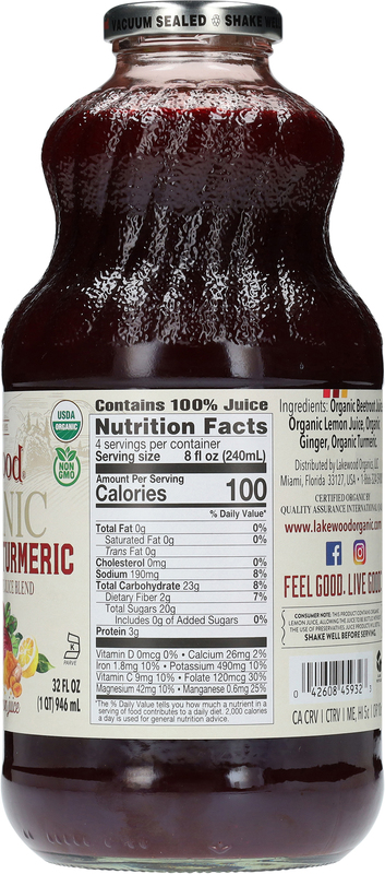 Lakewood Organic Beet Ginger Turmeric Juice Blend | Giant Eagle