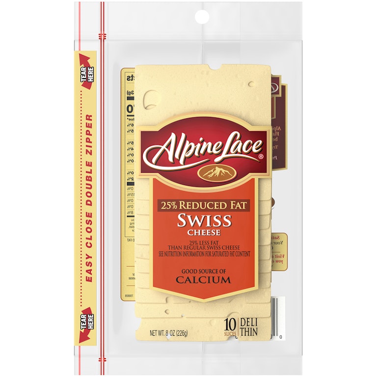 Alpine Lace 25% Reduced Fat Swiss Cheese | Giant Eagle Alpine Lace 25% Reduced Fat Swiss Cheese | Giant Eagle