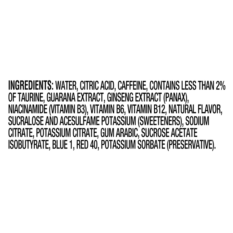 mio Energy Black Cherry Naturally Flavored with other natural