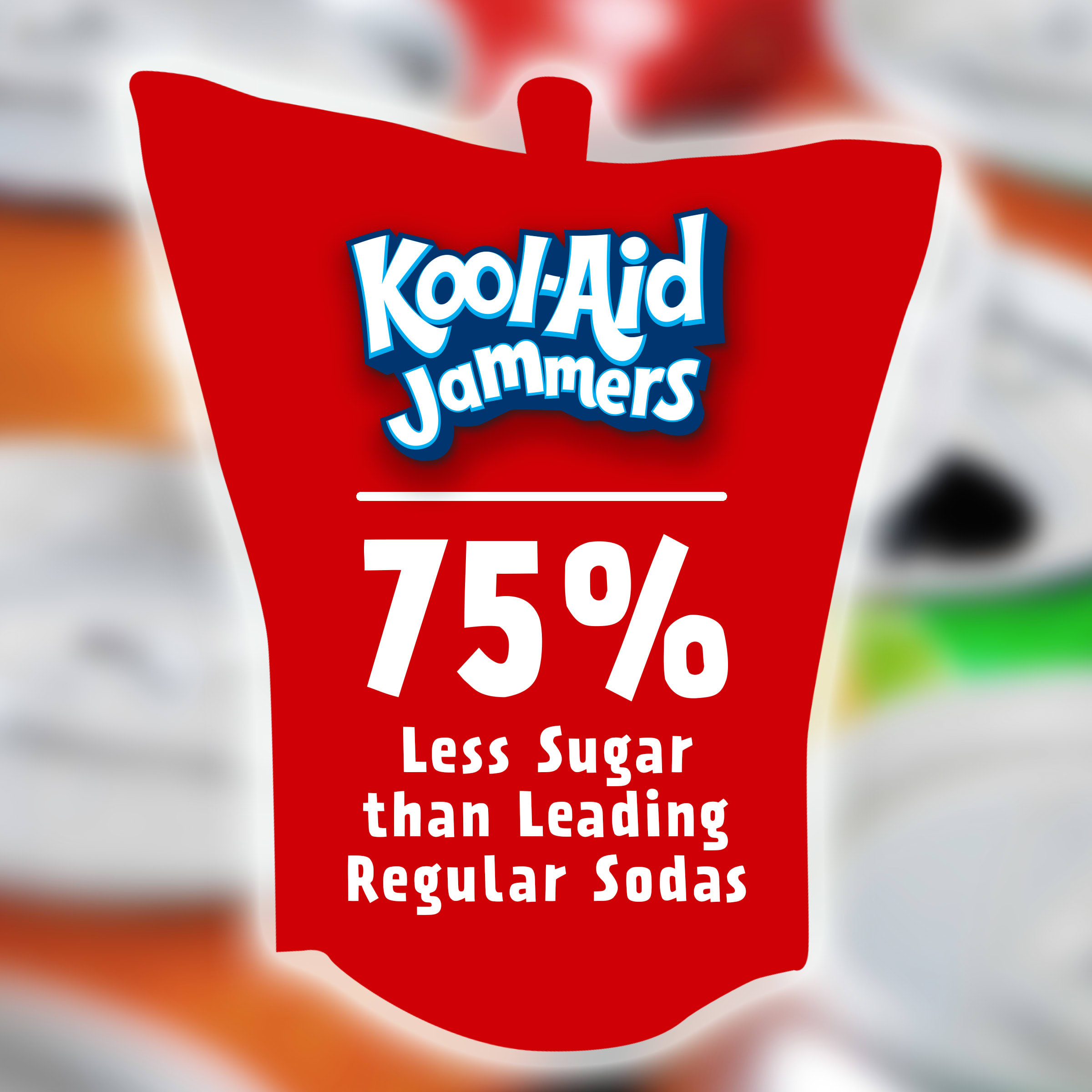 Kool-Aid Jammers Cherry Flavored 10 ct Box, 6 fl oz Pouches