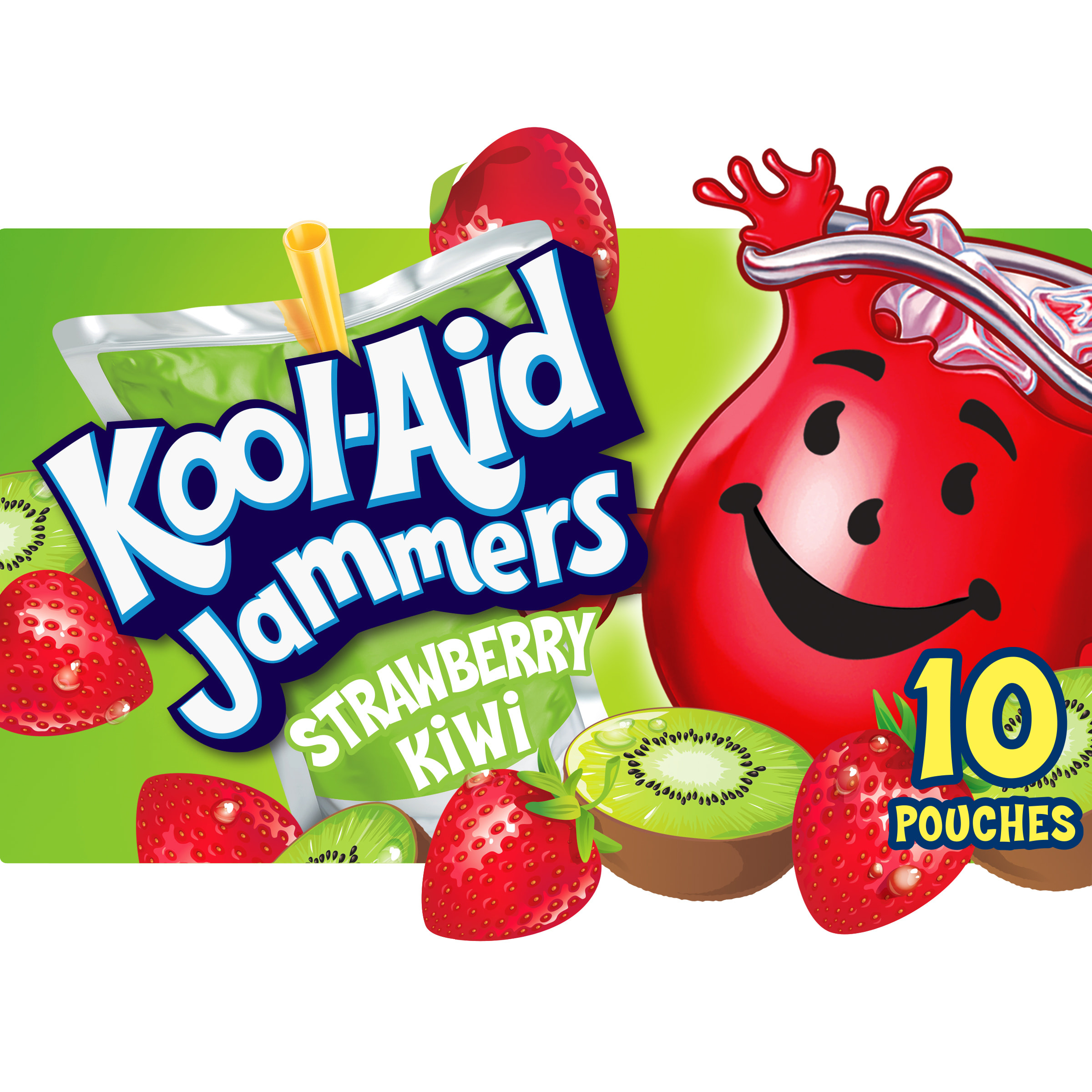 その他 yummy Kool-Aid Jammers Strawberry Kiwi Flavored Drink, 10 ct Box, 6 fl