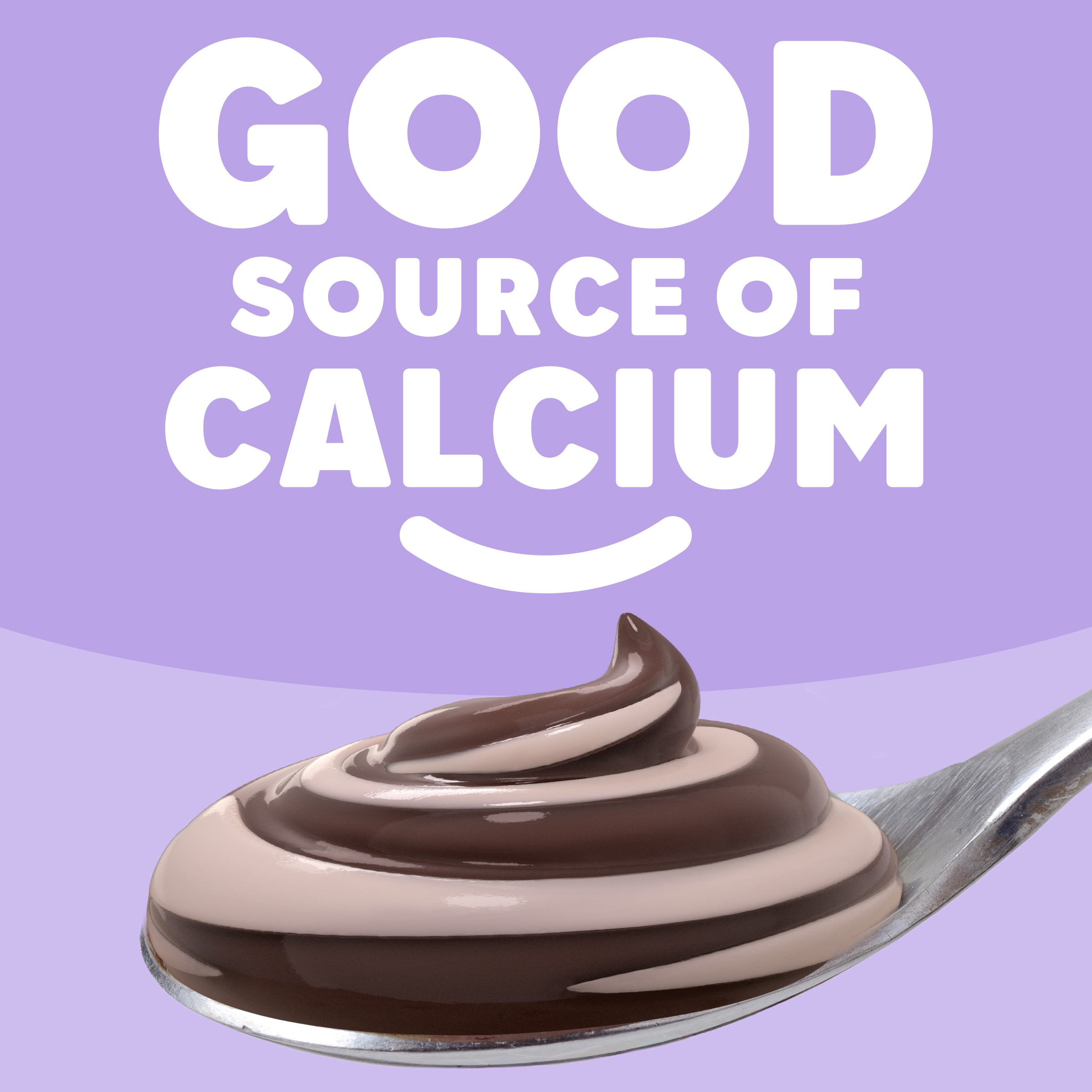 JELL-O Original Chocolate Vanilla Swirls Pudding Snack Cups, 4 ct