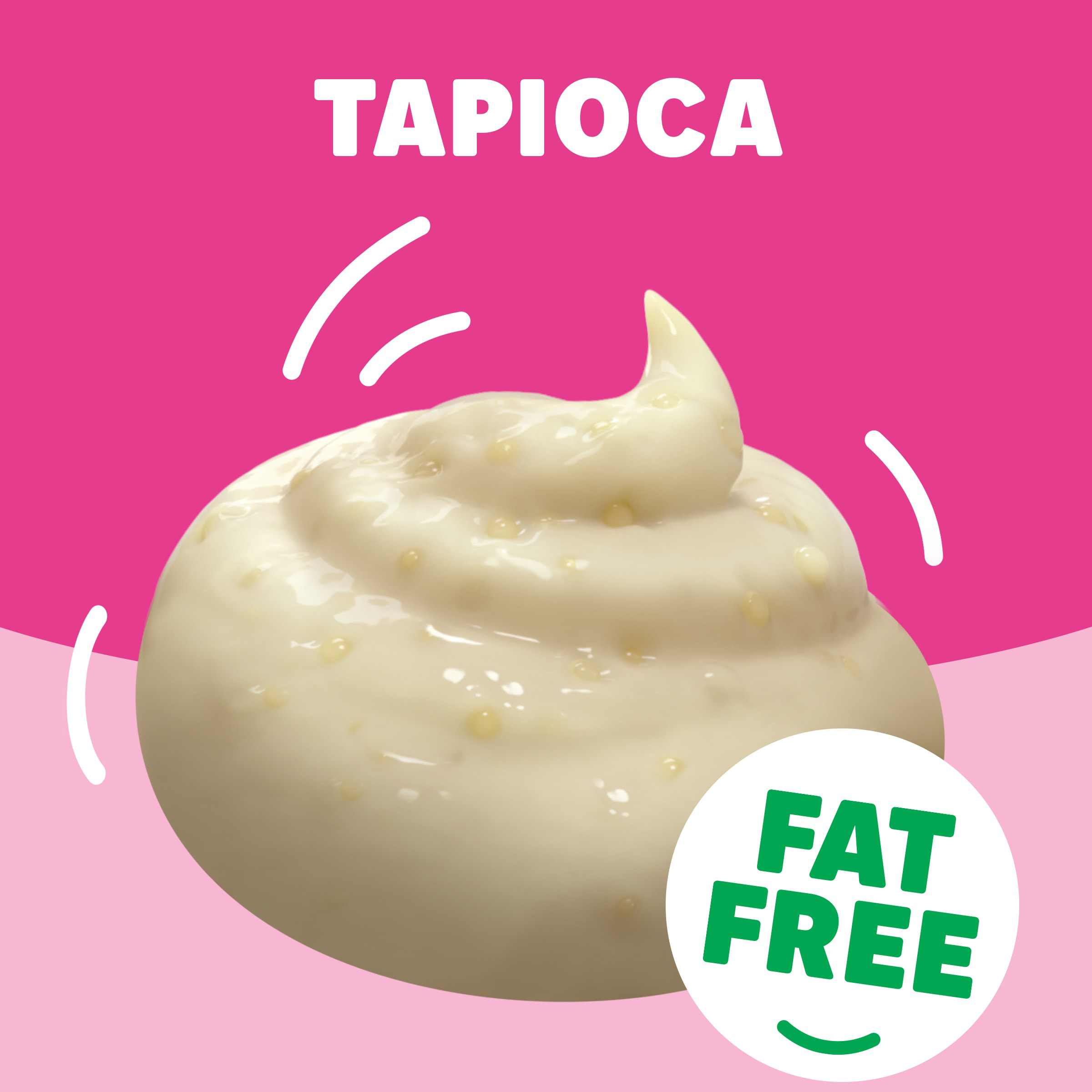 Jell-O Fat Free Ready-to-Eat Tapioca Pudding Snack Cups, 4 ct Cups