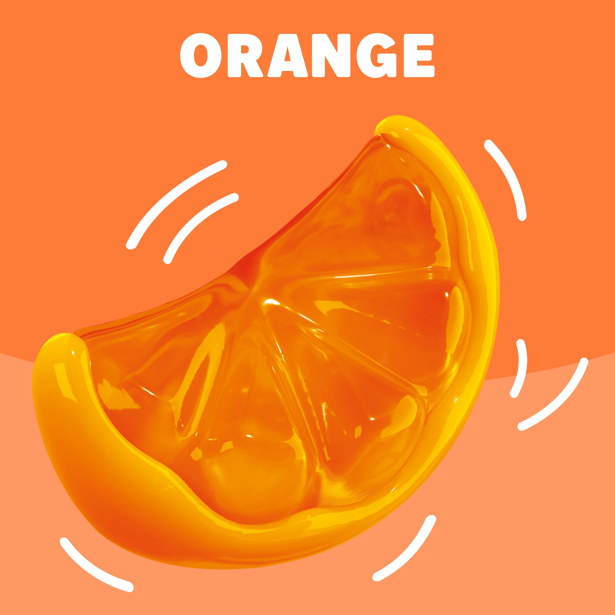 Jell-O Original Orange Artificially Flavored Ready-to-Eat Gelatin