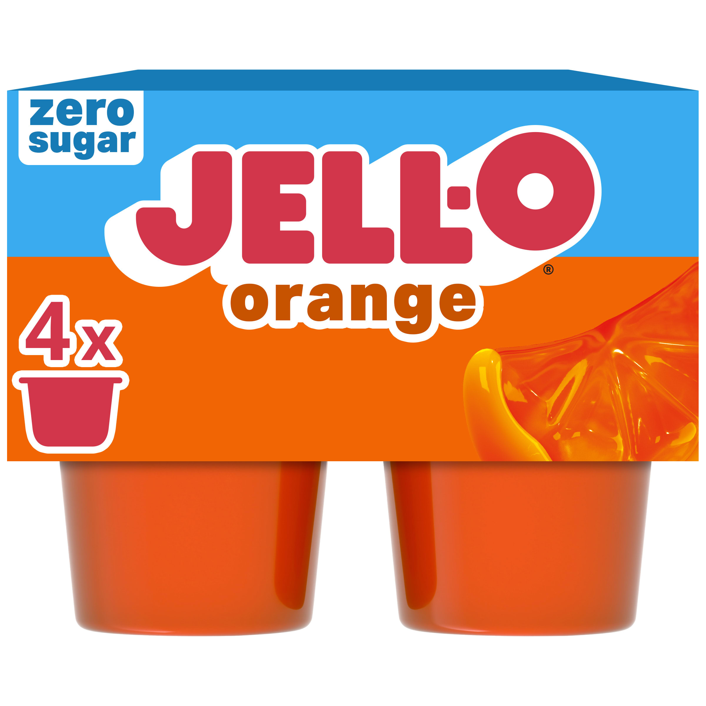 Jell-O Original Orange Artificially Flavored Ready-to-Eat Gelatin