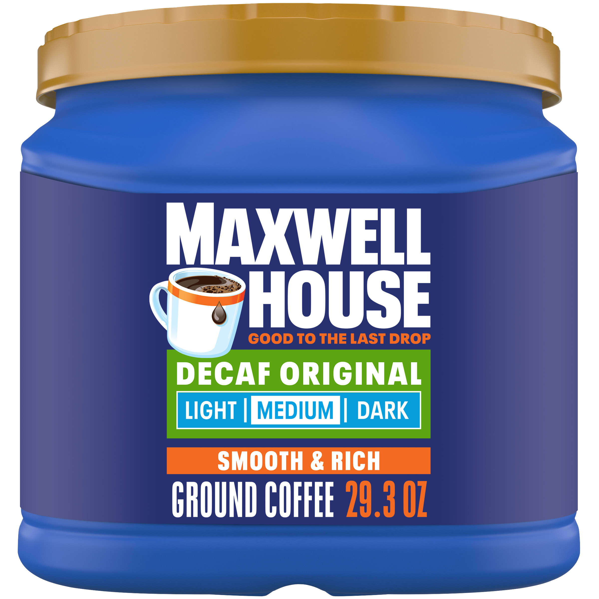Maxwell House Decaffeinated Original Medium Roast Ground Coffee