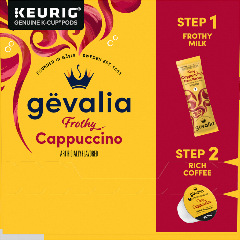 Gevalia Frothy 2-Step Artificially Flavored Cappuccino Espresso