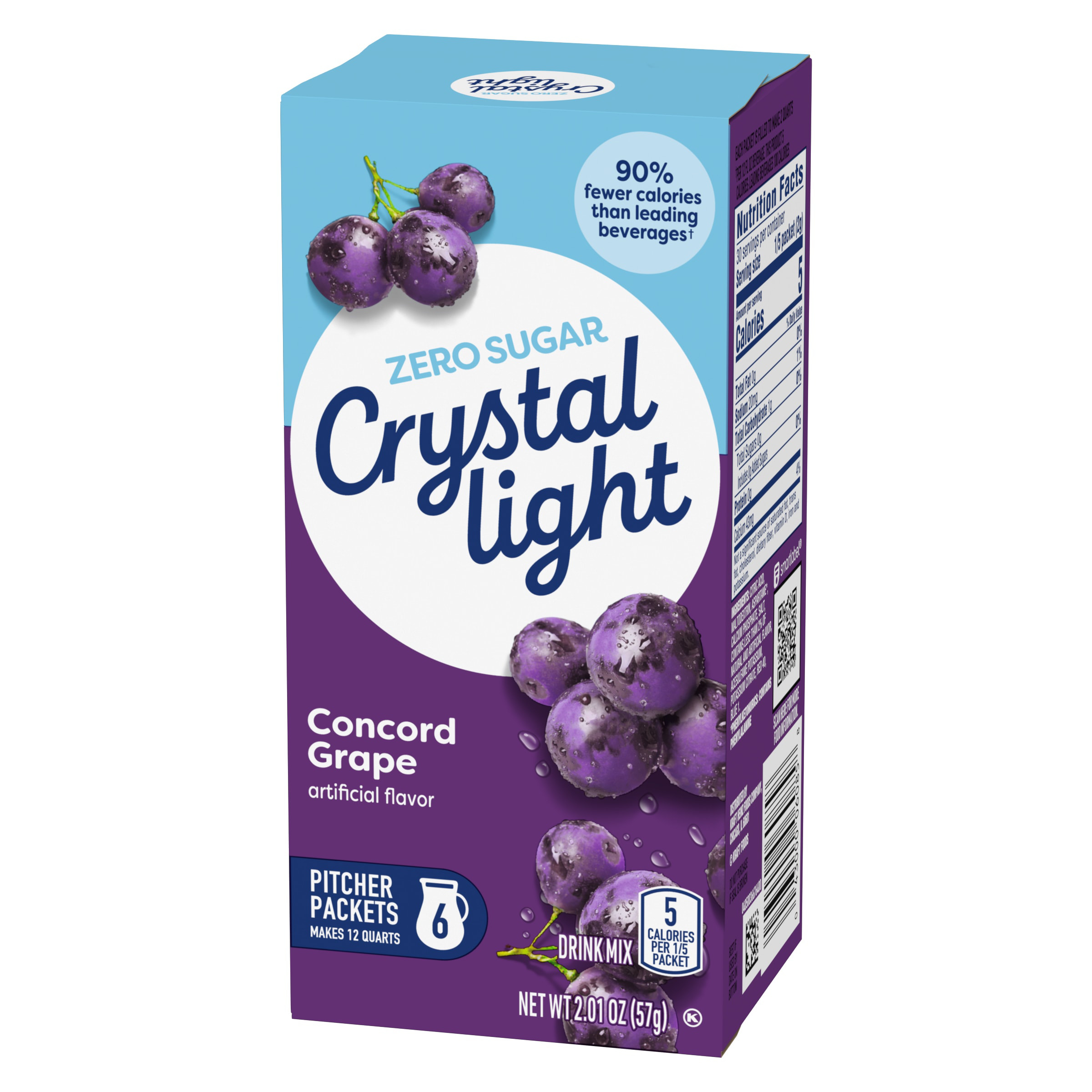 Crystal Light Concord Grape Artificially Flavored Powdered Drink