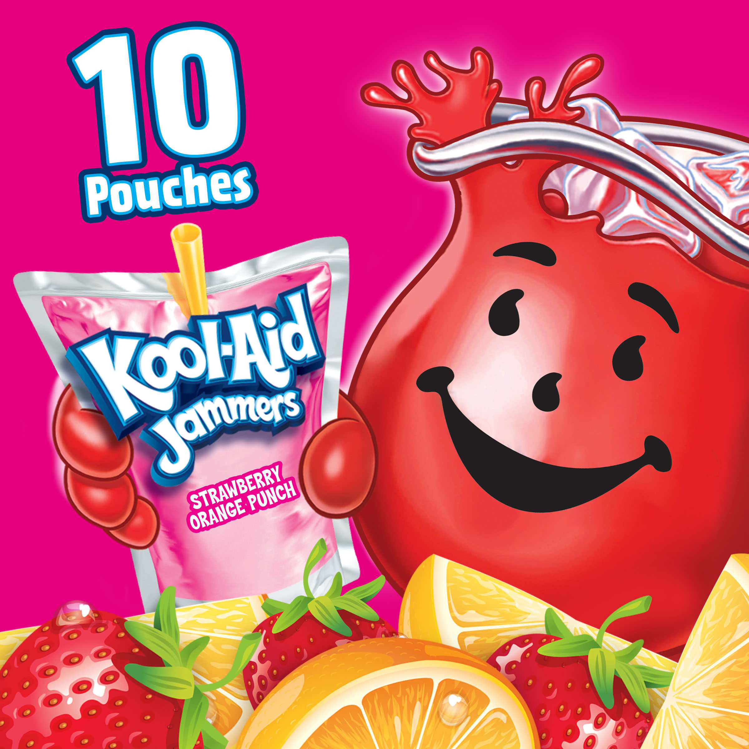 Kool-Aid Jammers Sharkleberry Fin Strawberry Orange Punch Flavored