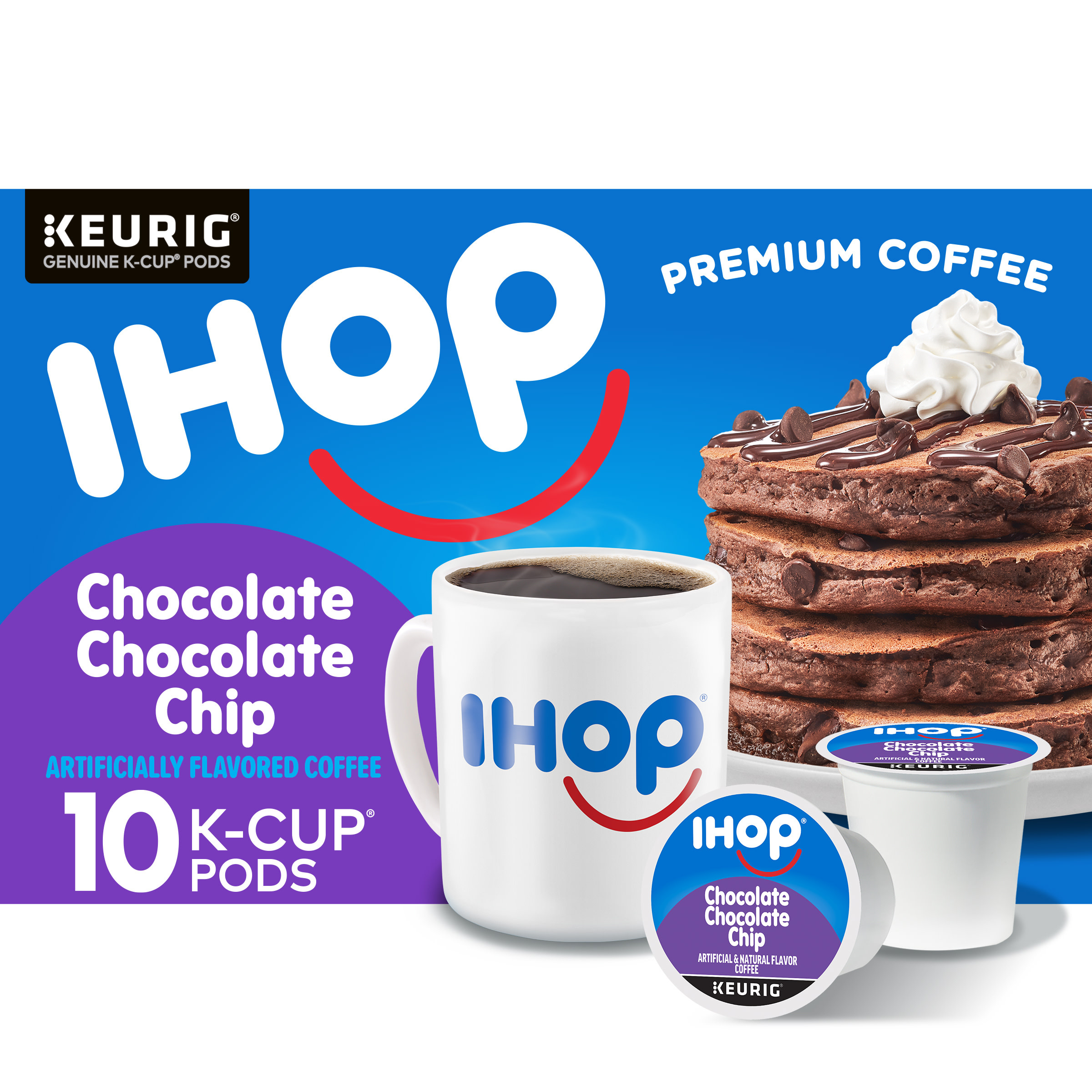 IHOP Chocolate Chocolate Chip Flavored Keurig K-Cup® Coffee Pods