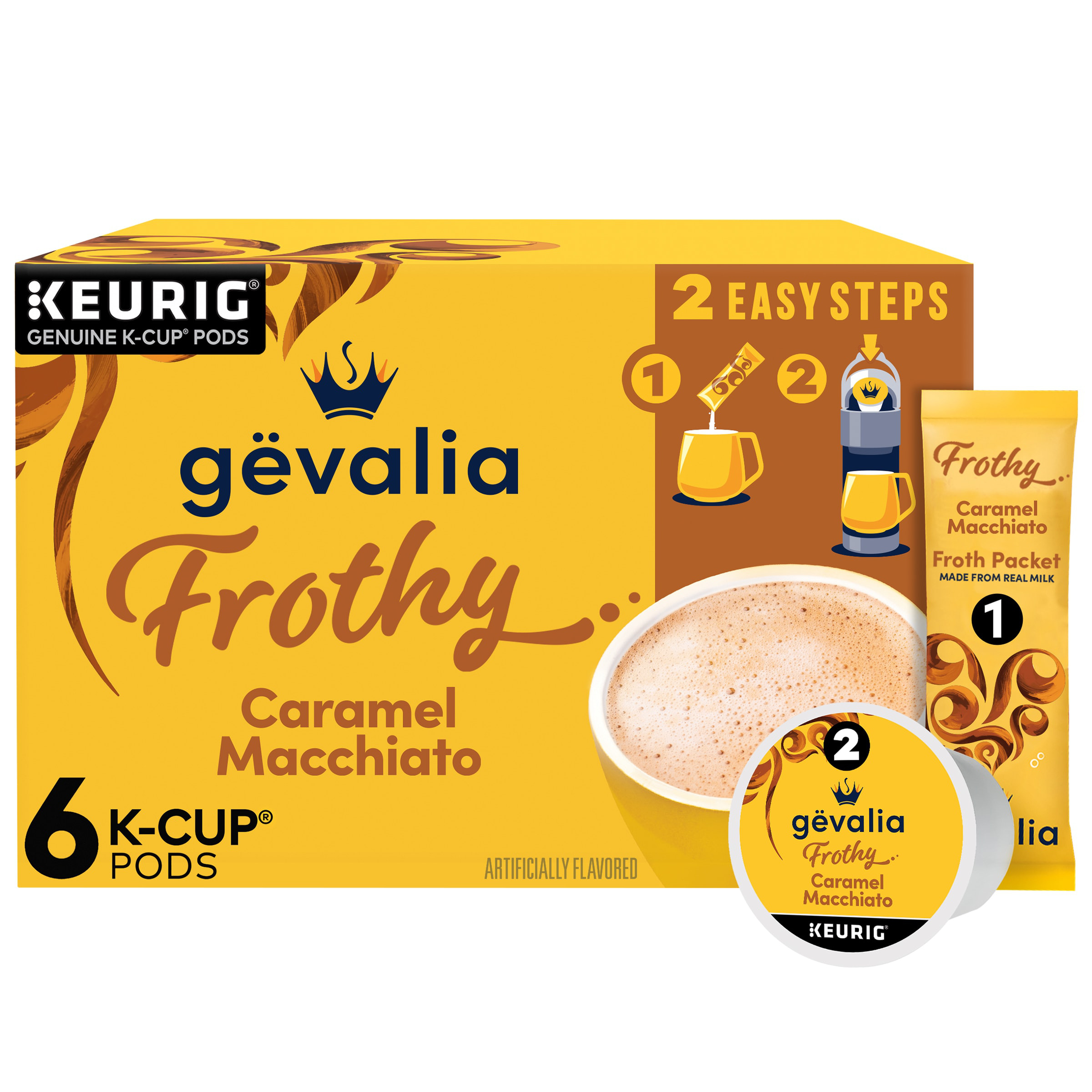 Gevalia Frothy 2-Step Artificially Flavored Cappuccino Espresso