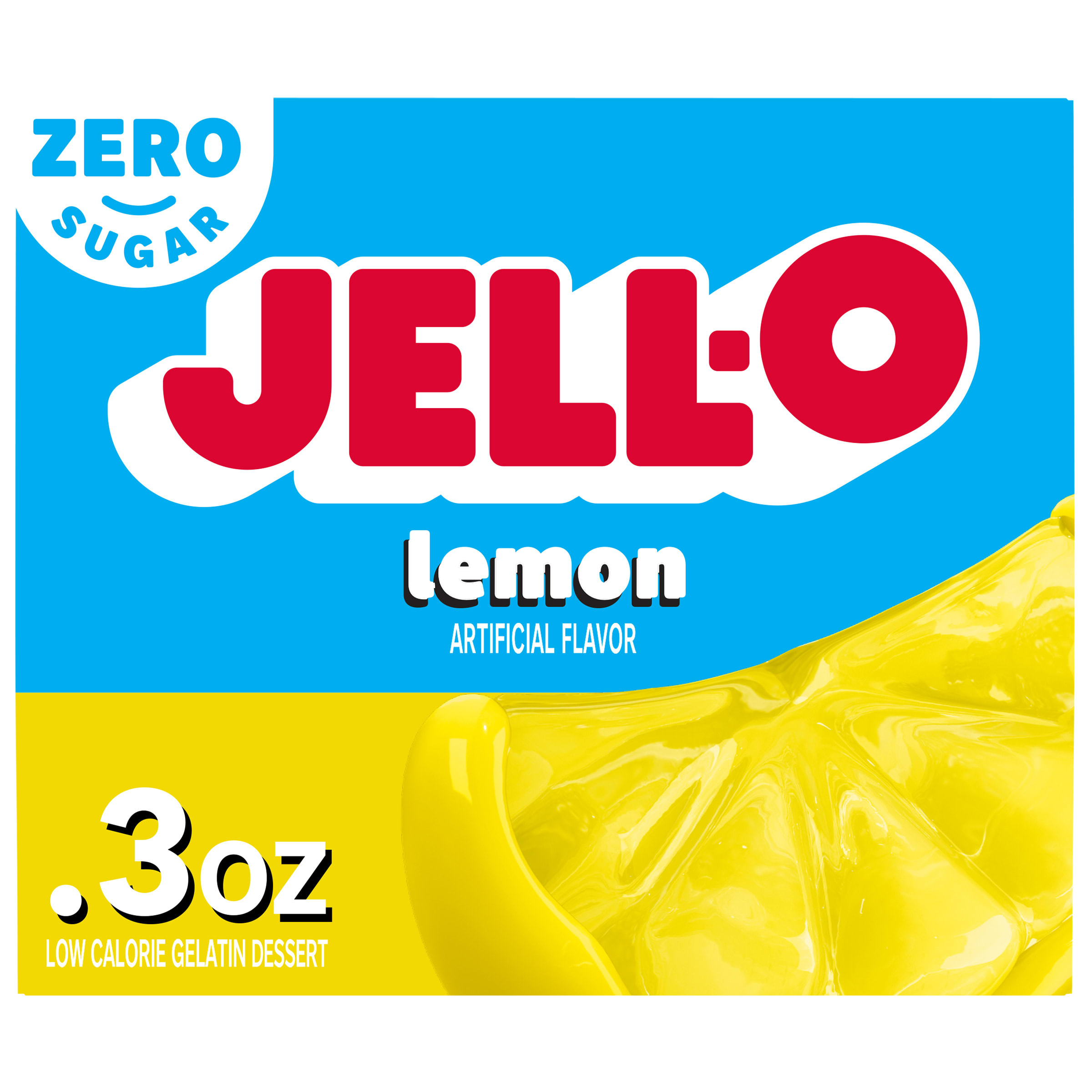 Jell-O Black Cherry Artificially Flavored Zero Sugar Low Calorie