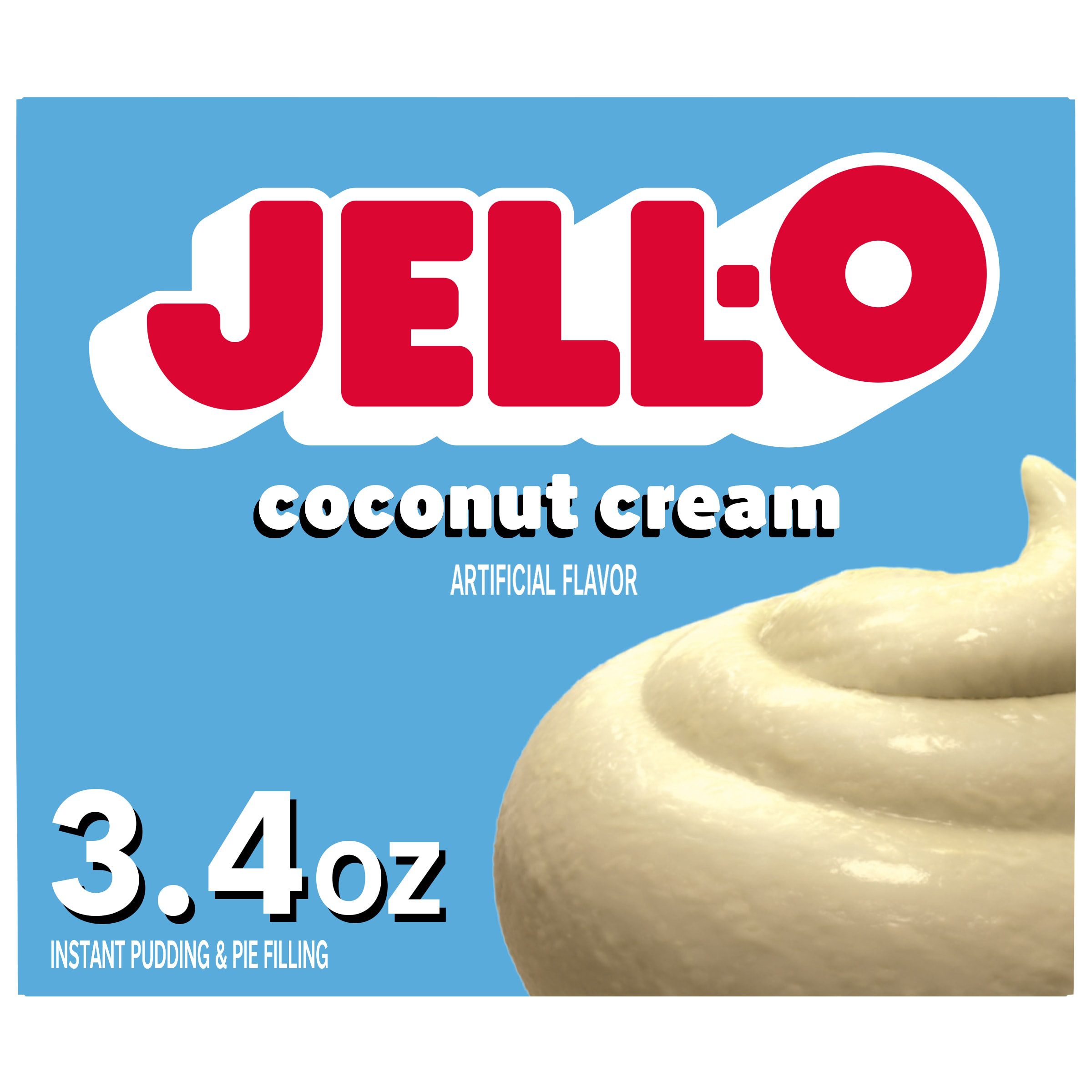 Jell-O Coconut Cream Artificially Flavored Instant Pudding & Pie