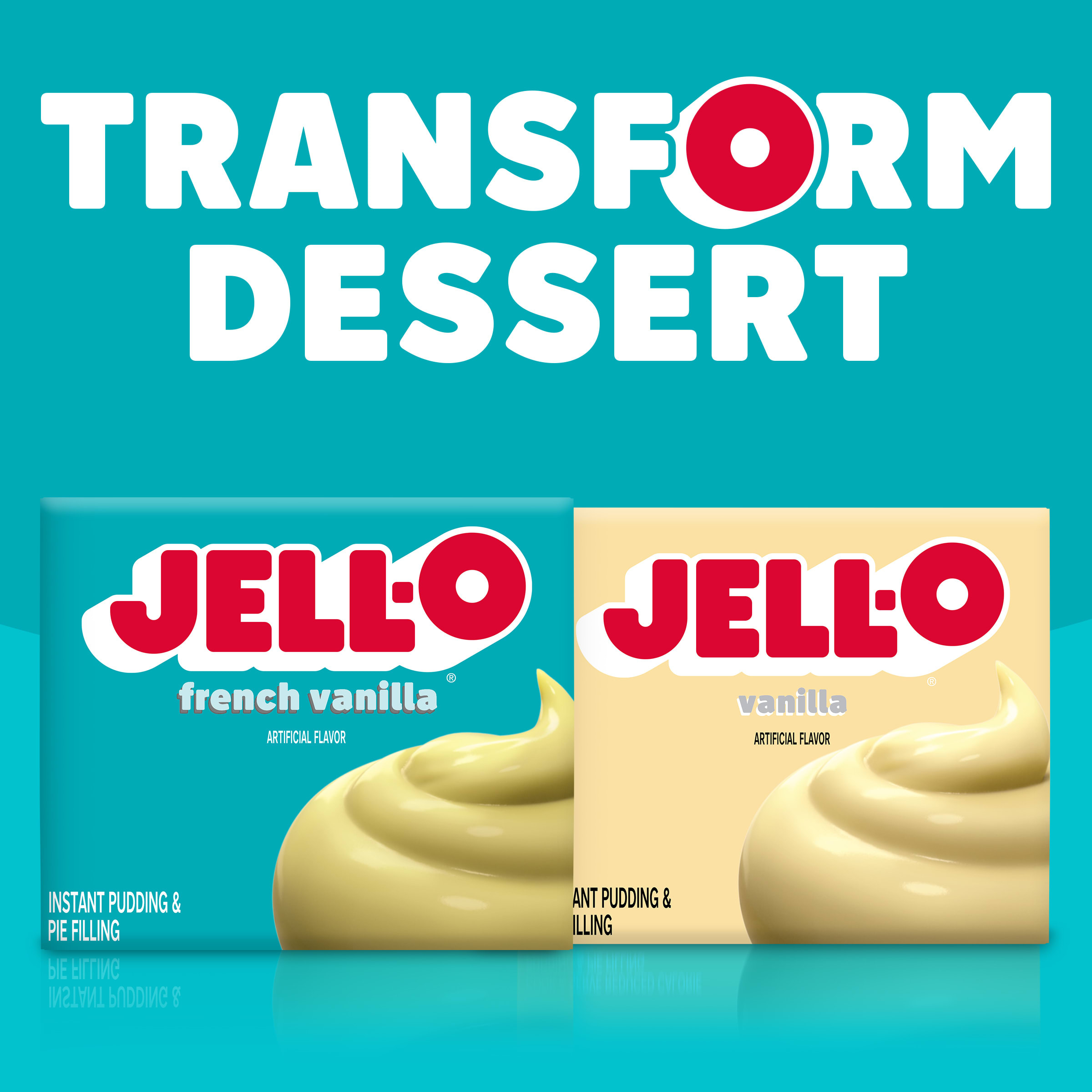 Jell-O French Vanilla Instant Pudding & Pie Filling Mix, 3.4 oz