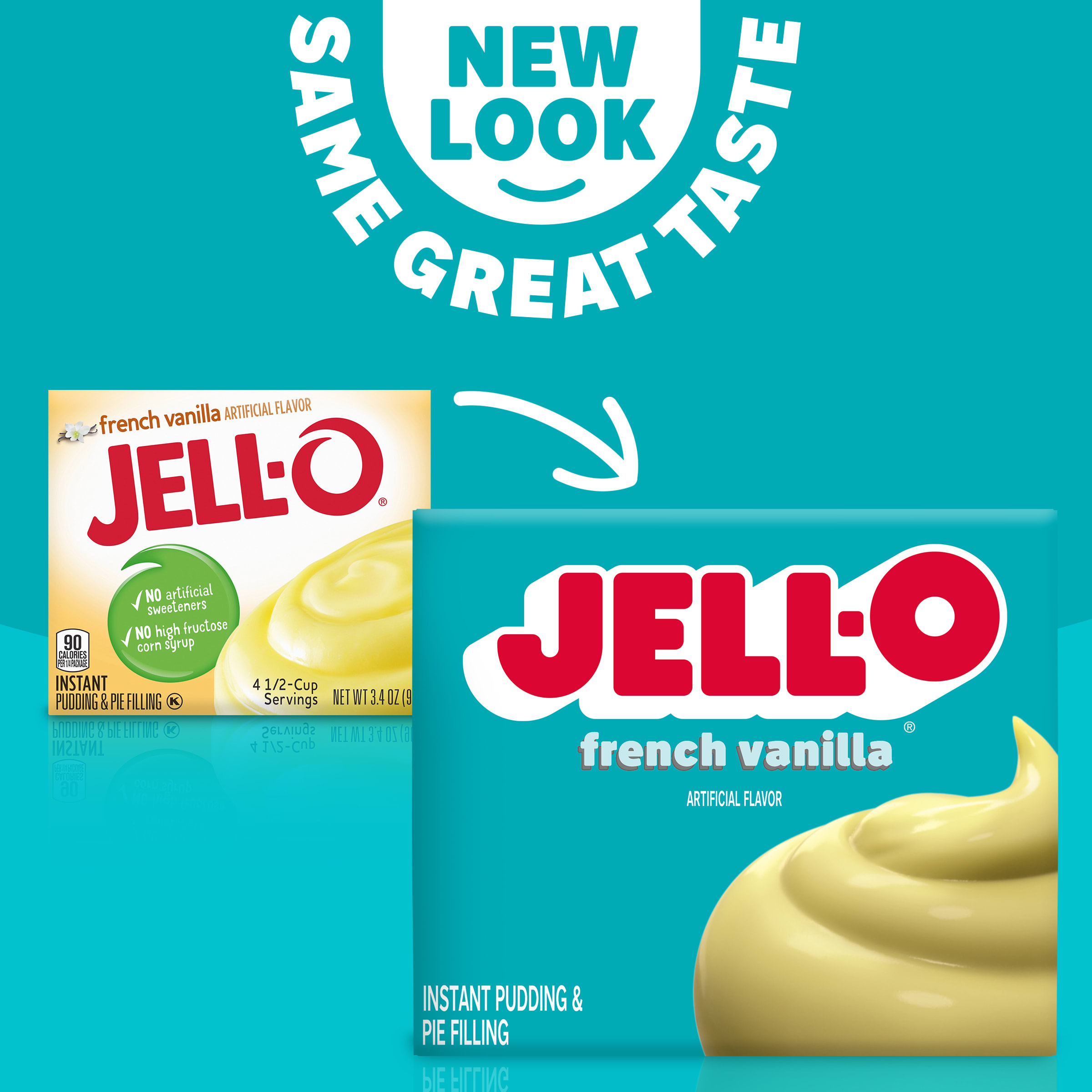 Jell-O French Vanilla Instant Pudding & Pie Filling Mix, 3.4 oz