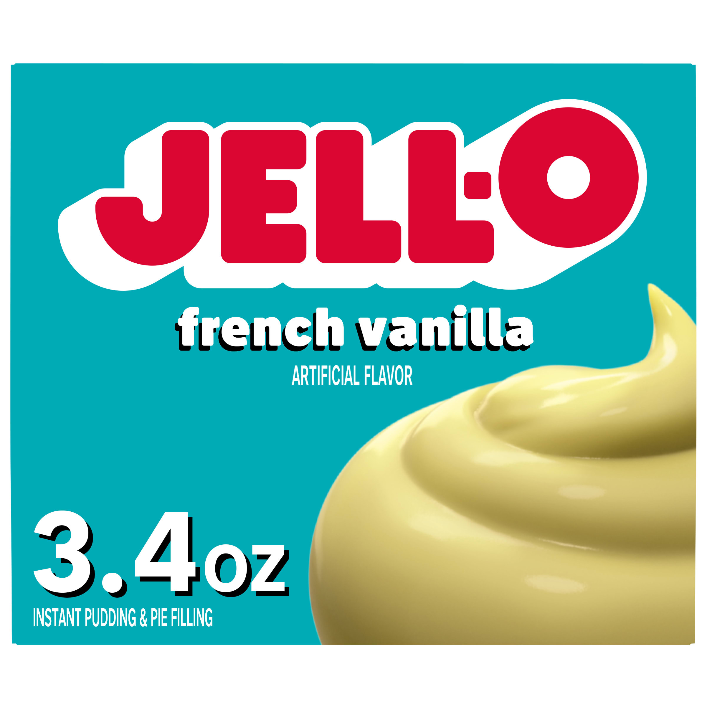 Jell-O French Vanilla Instant Pudding & Pie Filling Mix, 3.4 oz