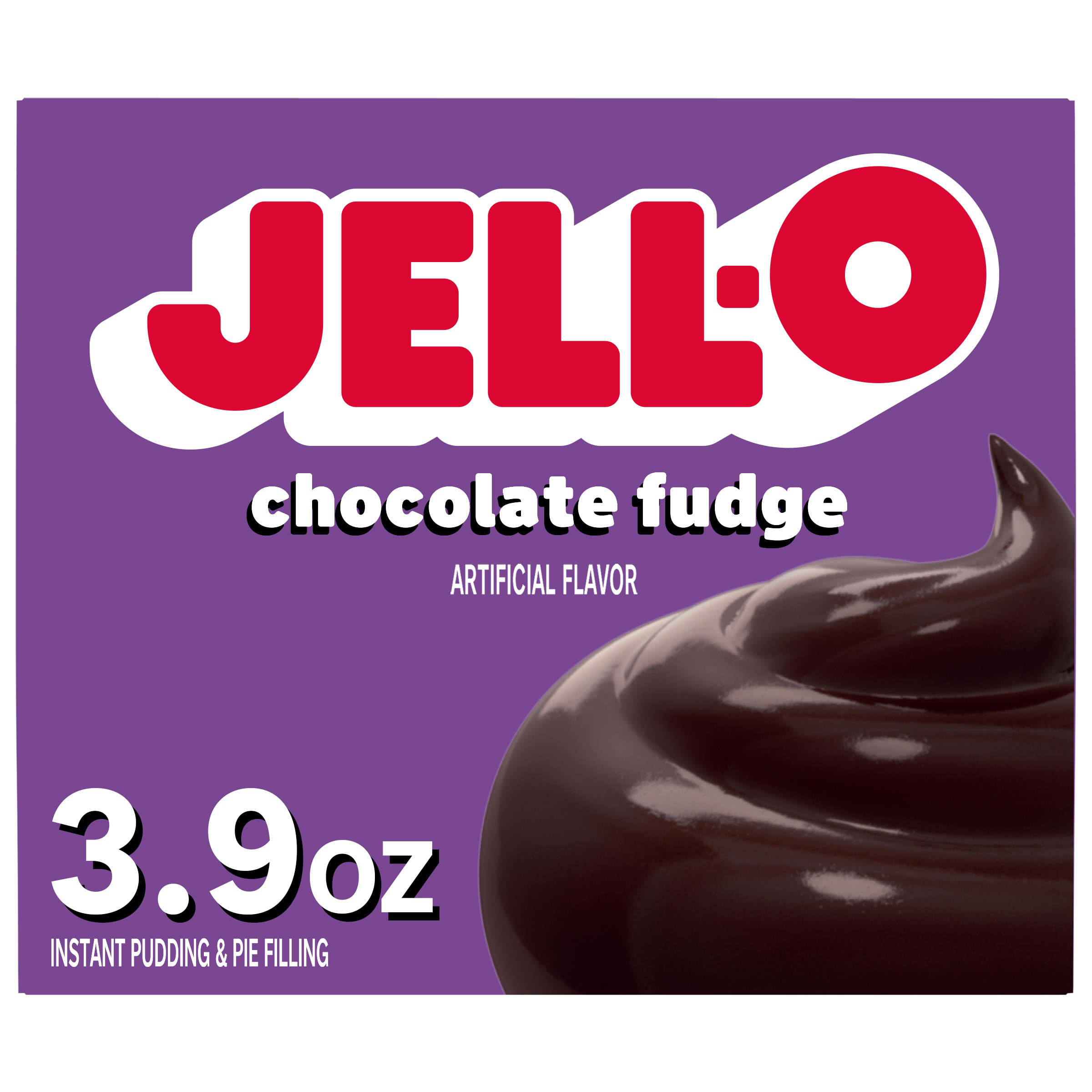 Jell-O Chocolate Fudge Instant Pudding & Pie Filling Mix, 3.9 oz