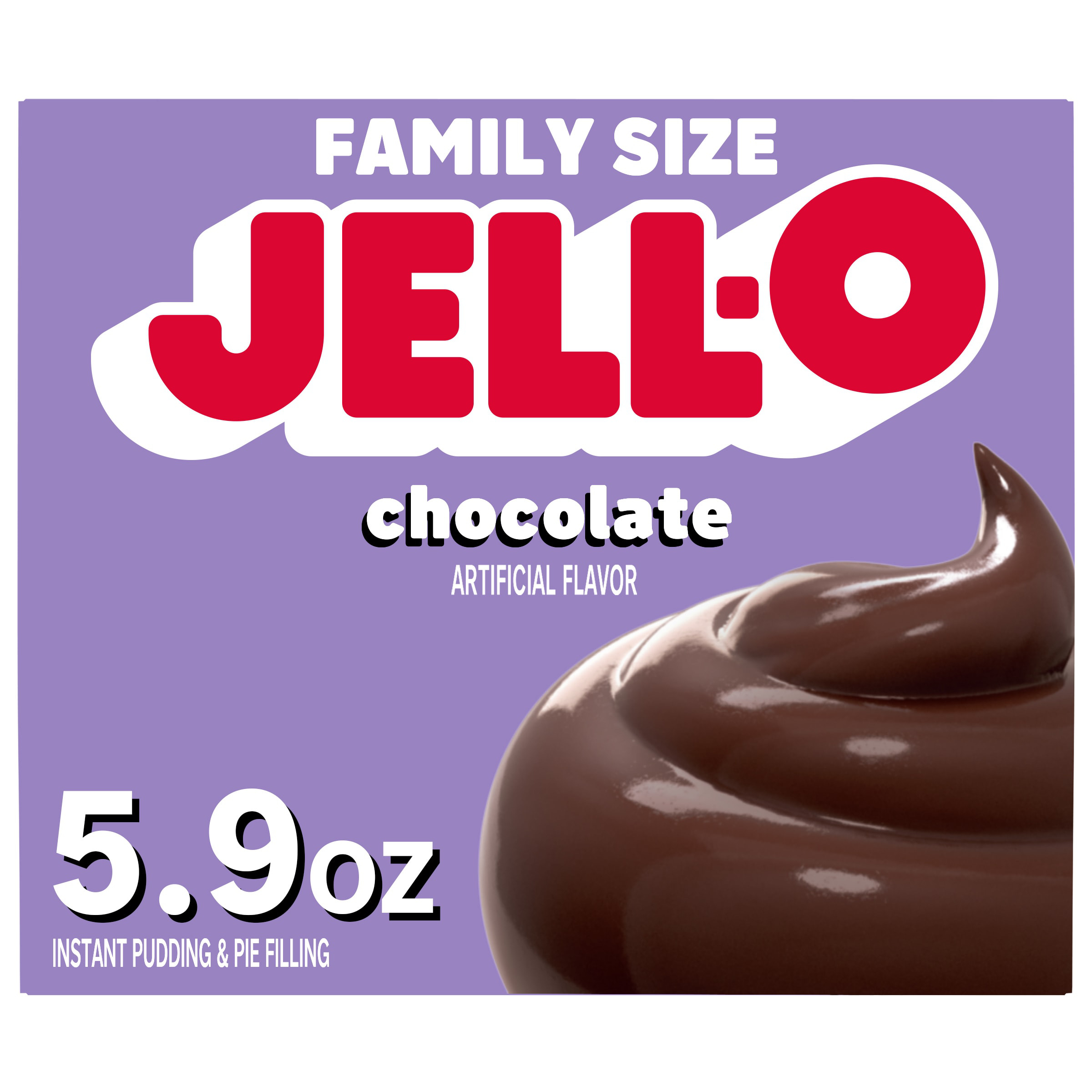 Jell-O Chocolate Artificially Flavored Instant Pudding & Pie