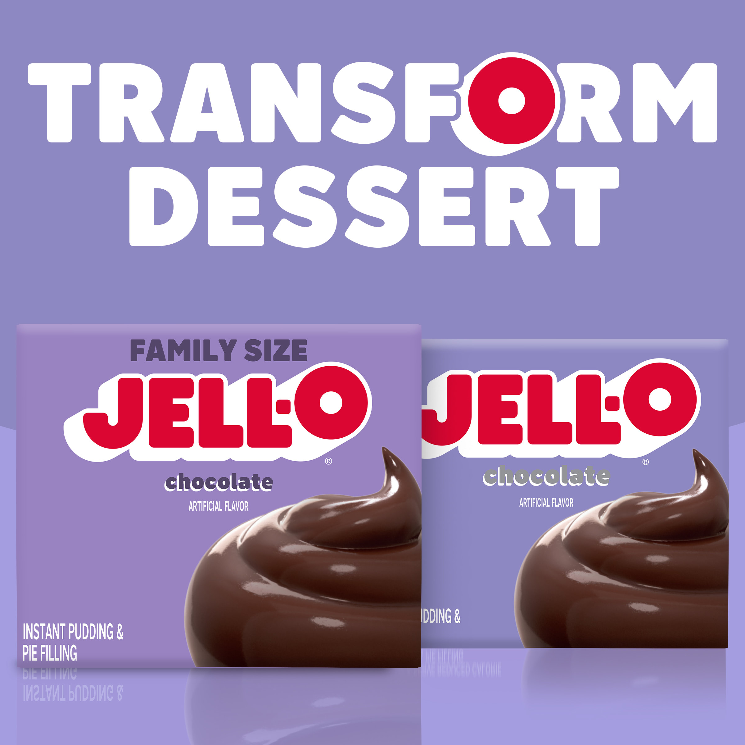 Jell-O Chocolate Artificially Flavored Instant Pudding & Pie