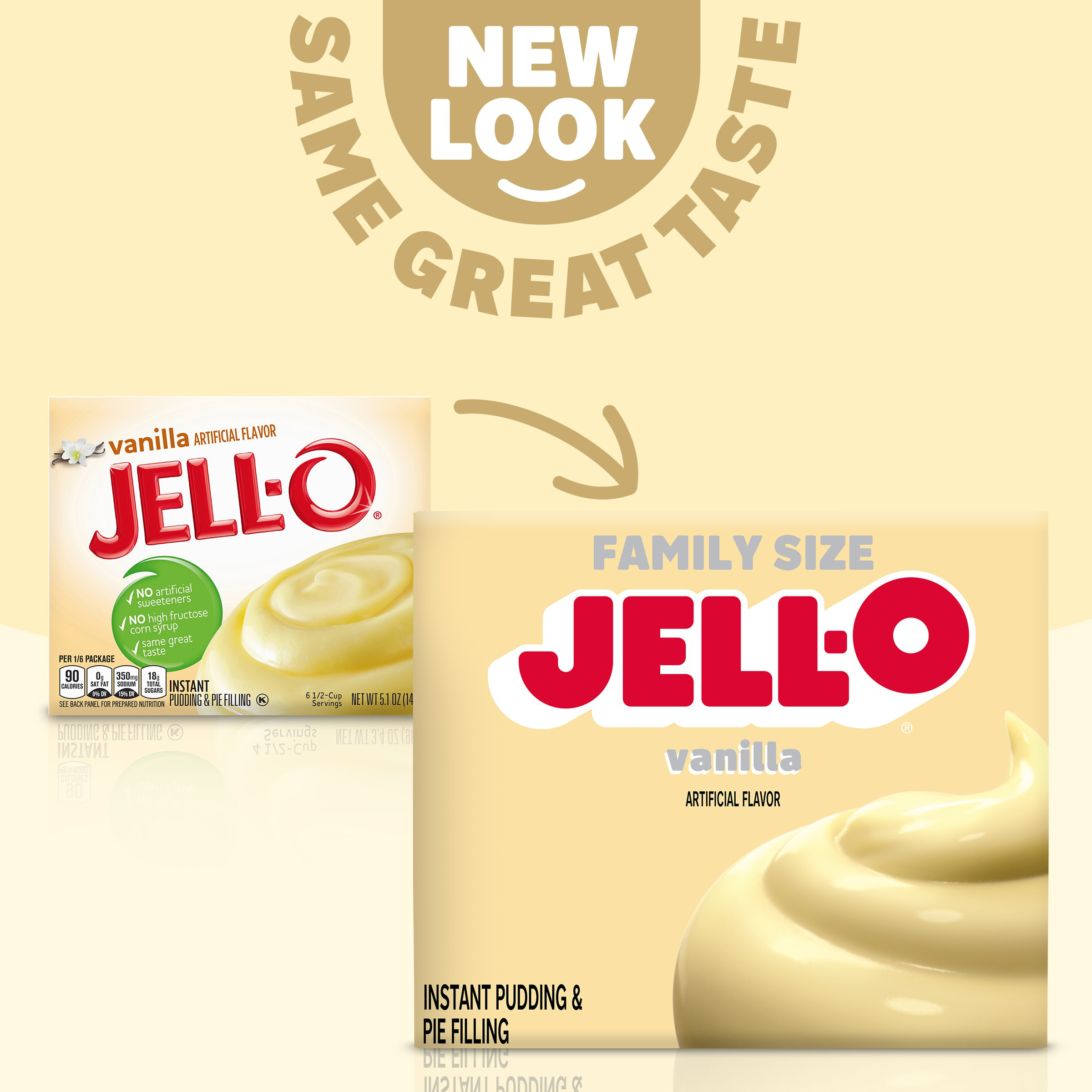 Jell-O Vanilla Artificially Flavored Instant Pudding & Pie Filling