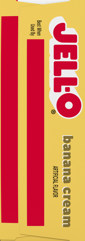 Jell-O Banana Cream Artificially Flavored Instant Pudding & Pie