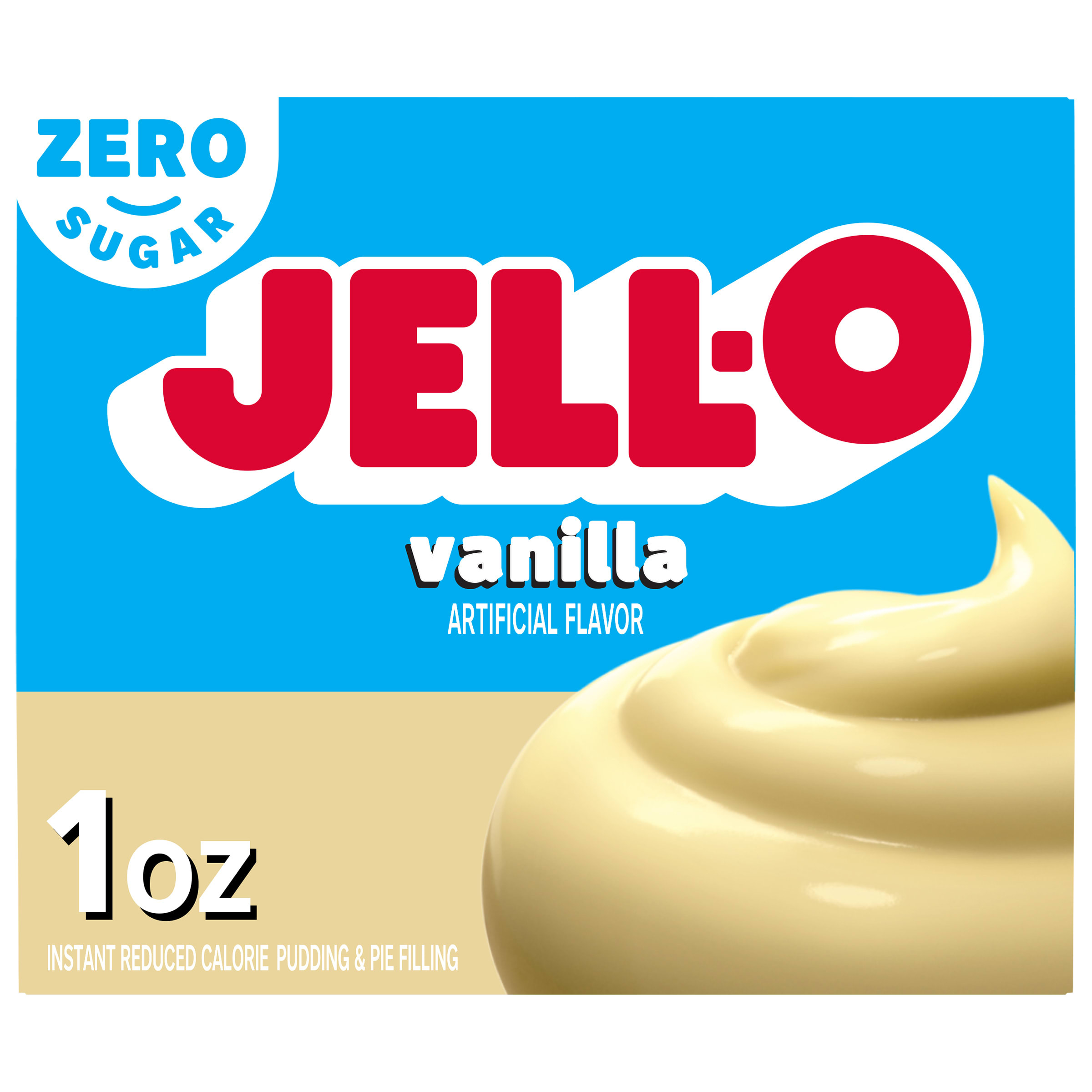 Jell-O Vanilla Zero Sugar Instant Reduced Calorie Pudding & Pie