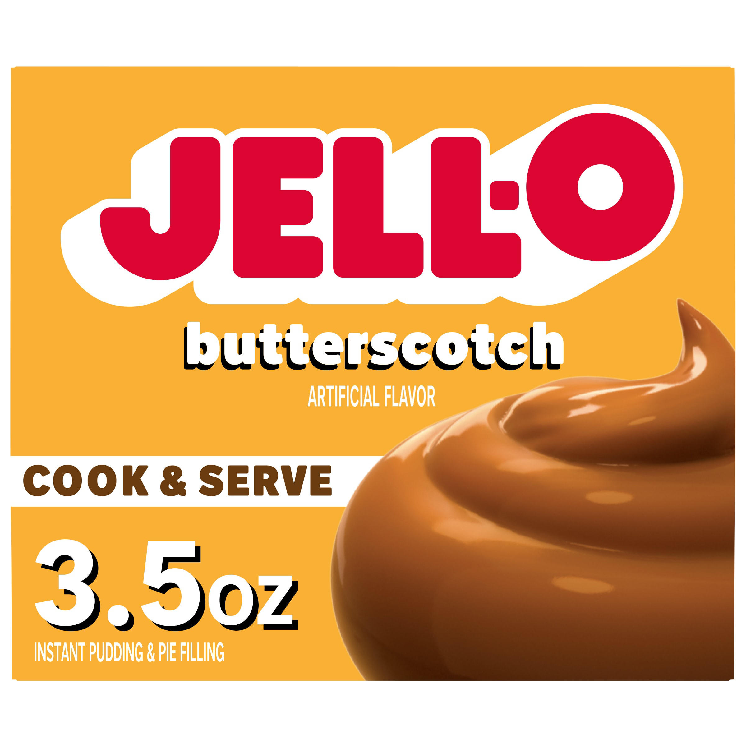 Jell-O Cook & Serve Vanilla Pudding & Pie Filling Mix, 4.6 oz Box