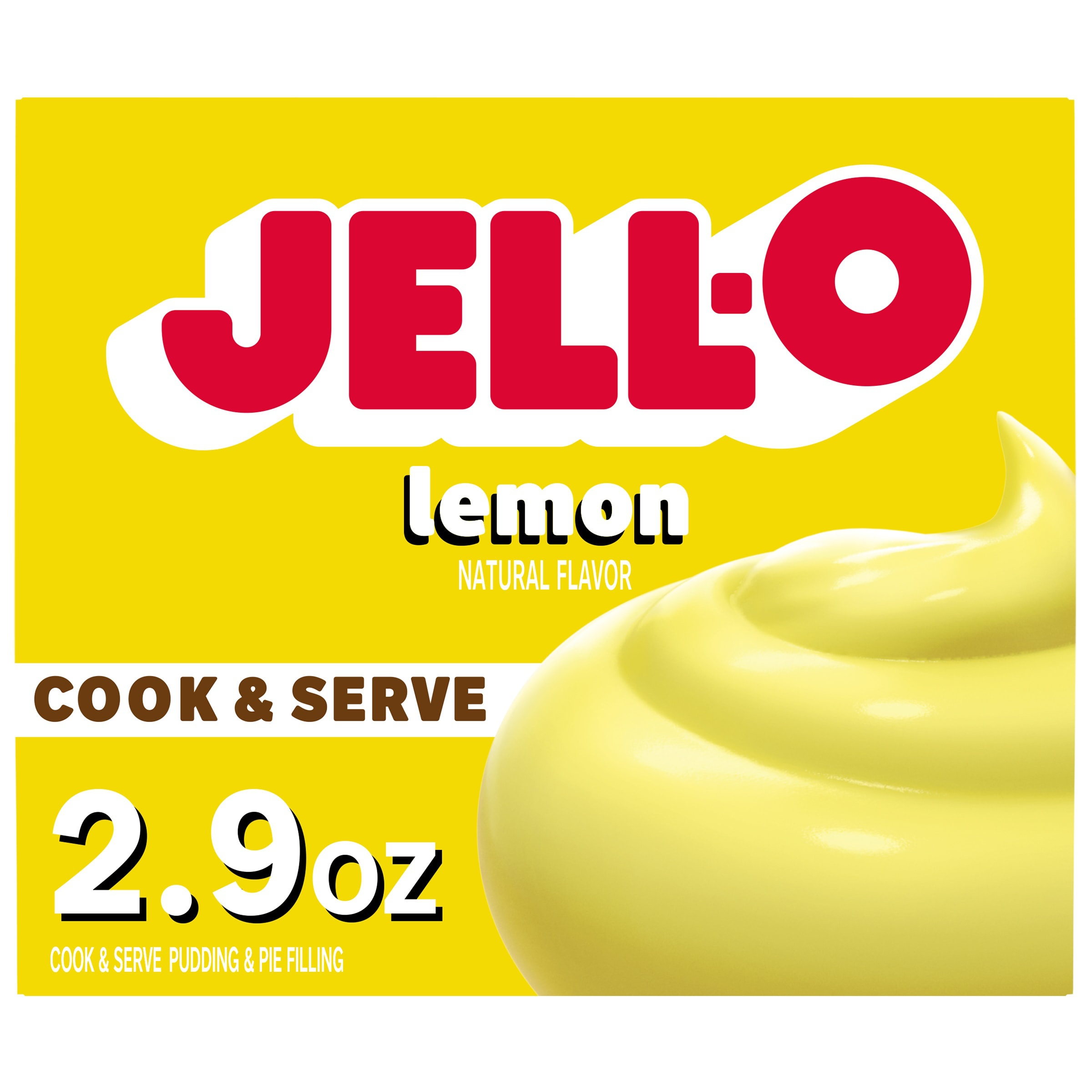 Jell-O Cook & Serve Vanilla Pudding & Pie Filling Mix, 4.6 oz Box