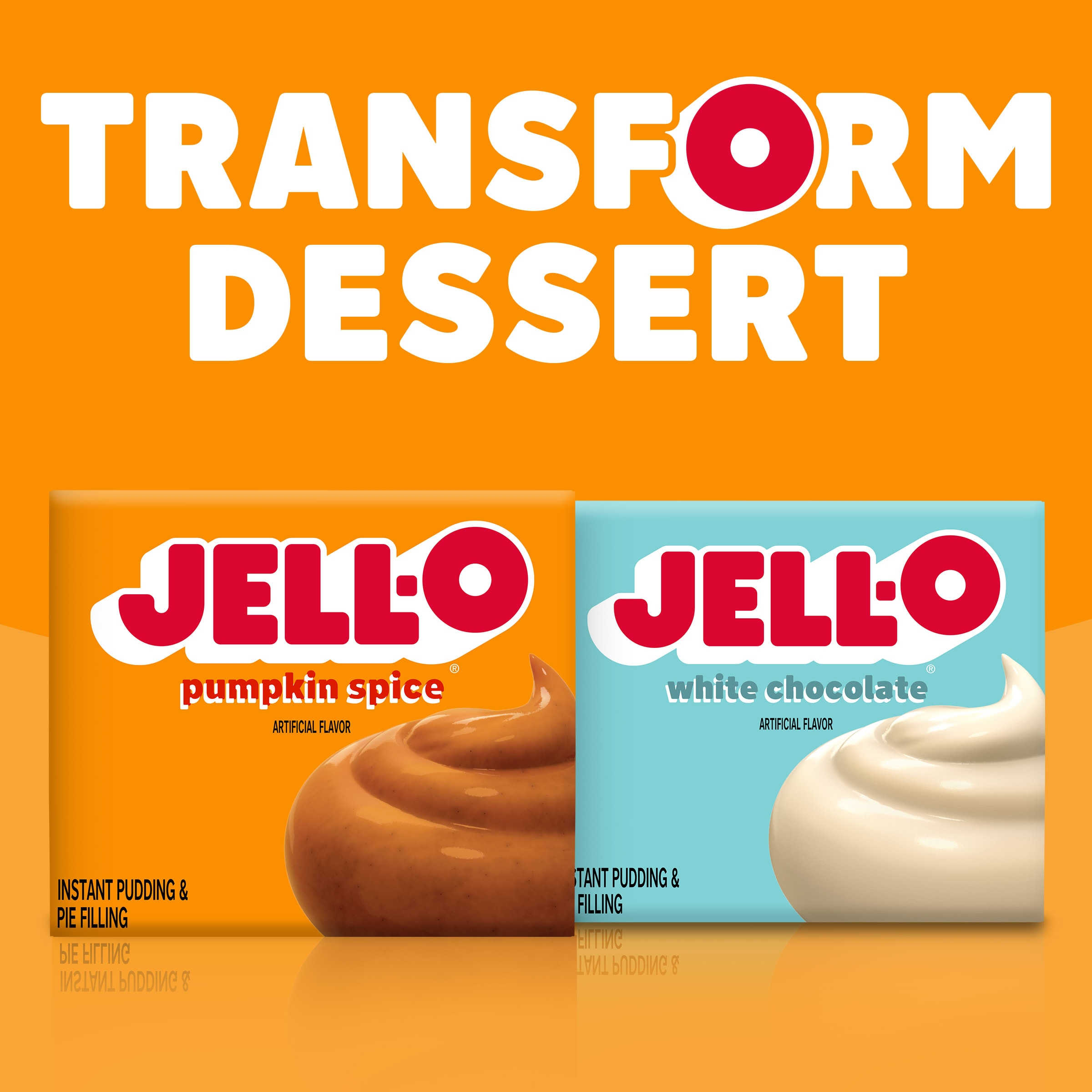 Jell-O Pumpkin Spice Artificially Flavored Instant Pudding & Pie