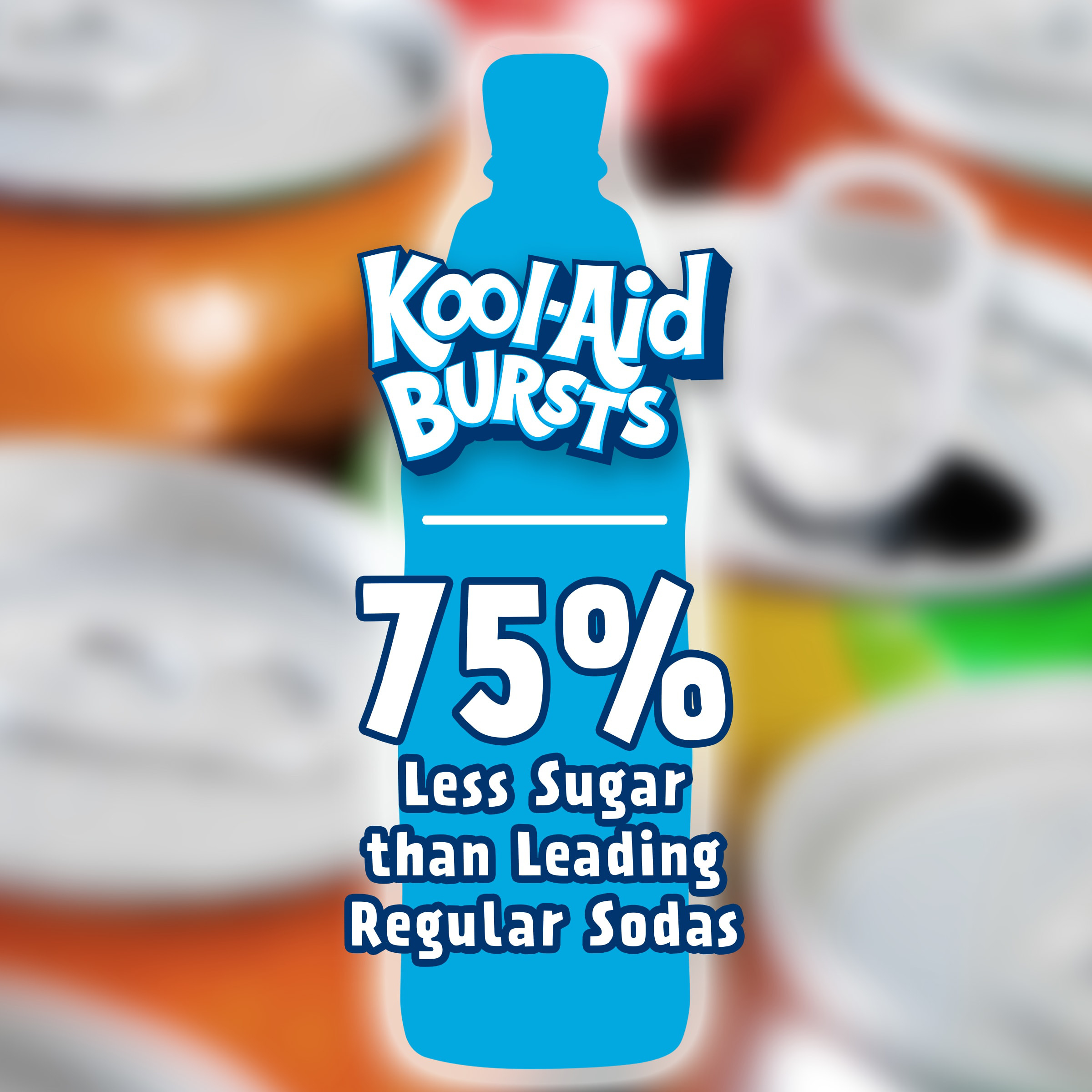 Kool-Aid Bursts Tropical Punch Artificially Flavored Soft Drink, 6