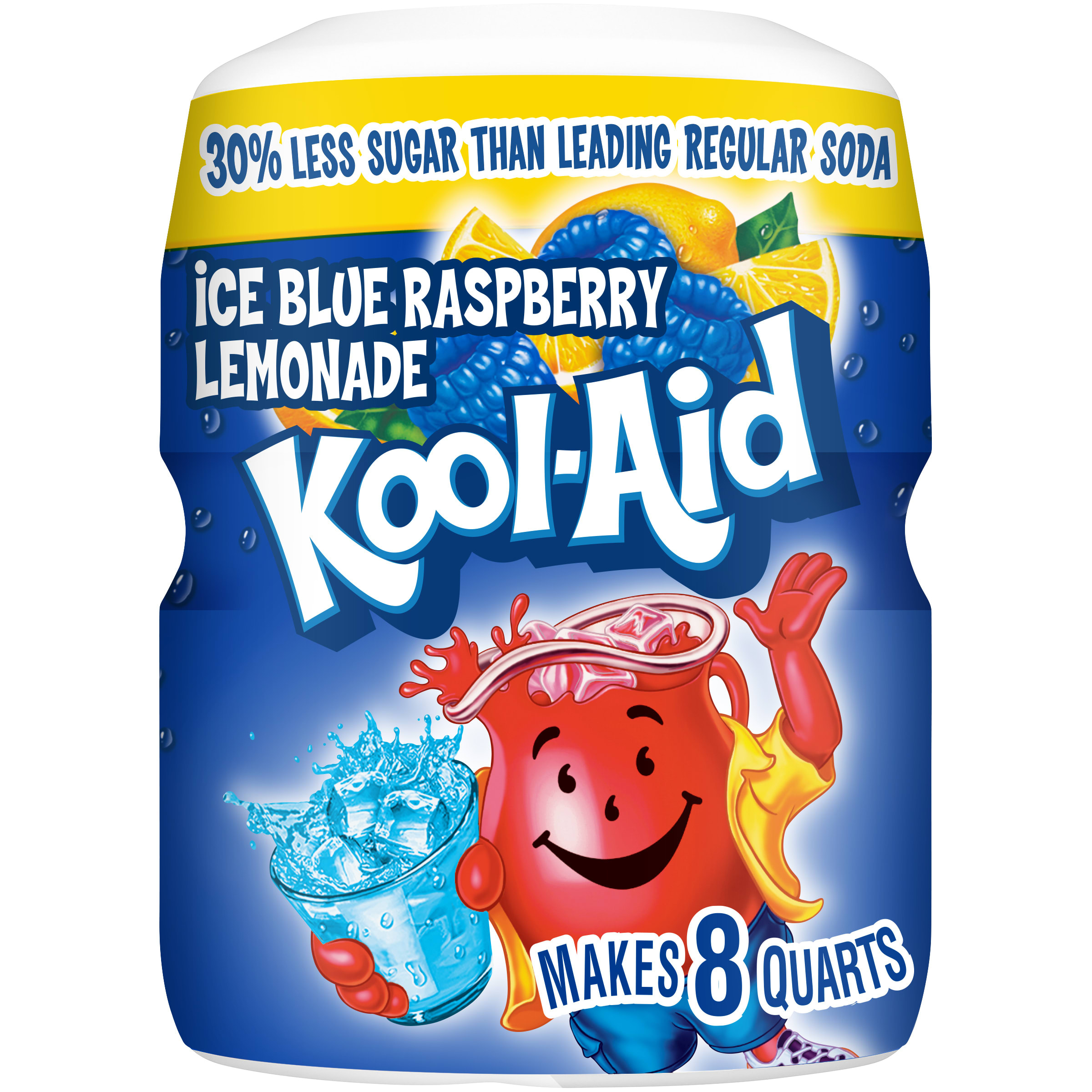 Kool-Aid Sugar-Sweetened Blue Raspberry Lemonade Artificially