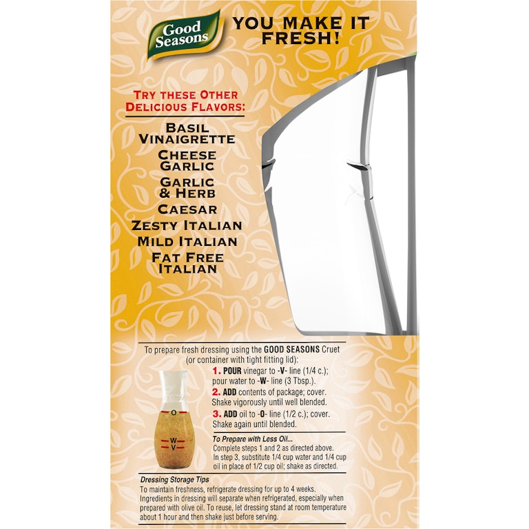 Good Seasons Italian Dressing Recipe Seasoning Mix with Free