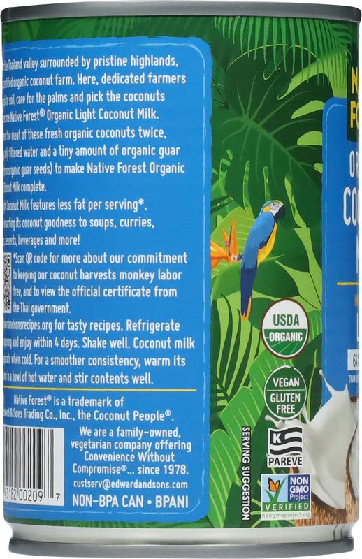 Native Forest Organic Light Unsweetened Coconut Milk | Giant Eagle