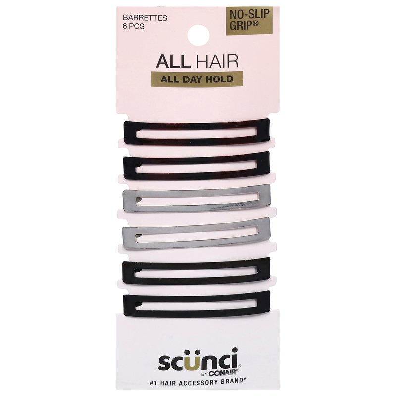 Scunci No-Slip Grip Barrettes | Giant Eagle | Because It Matters