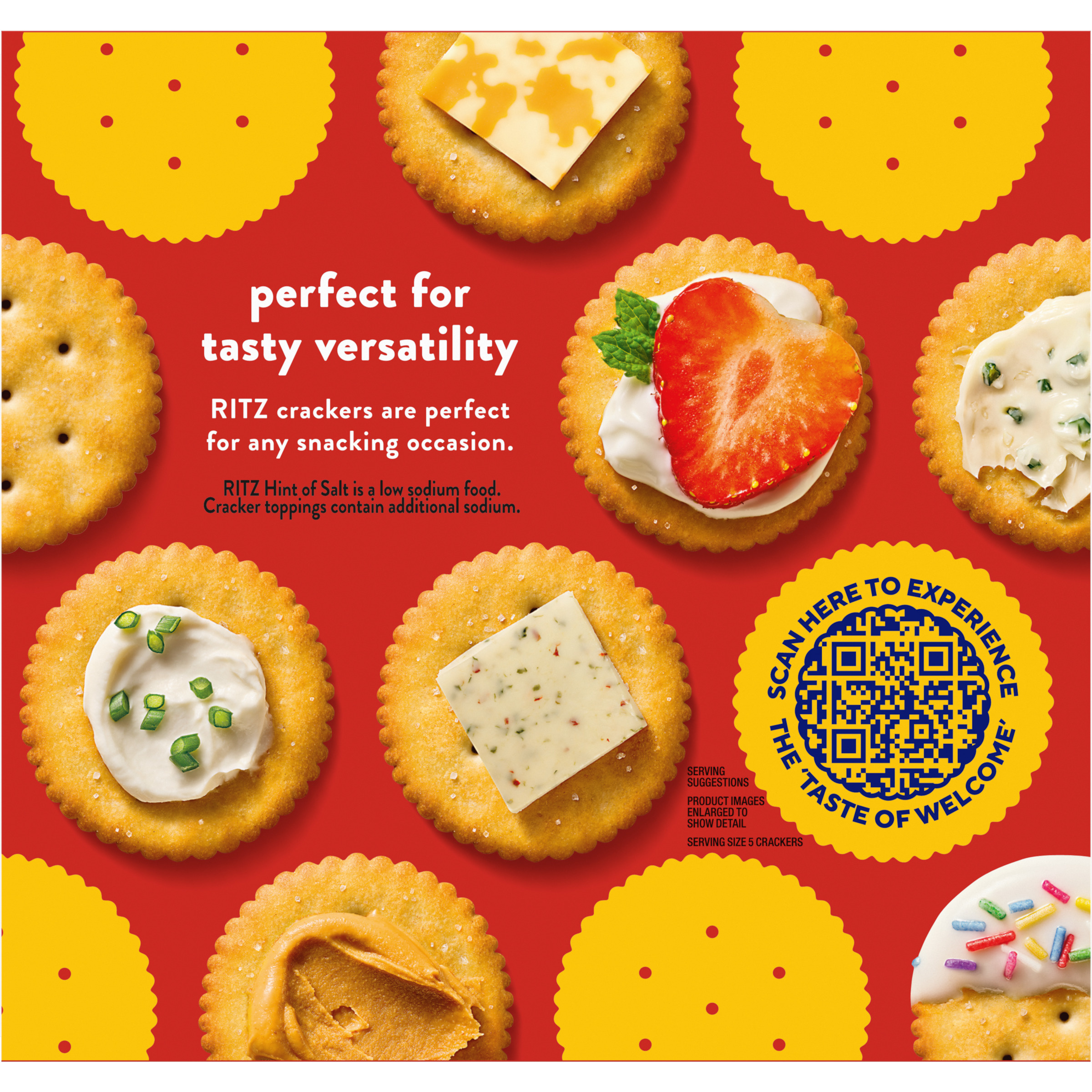 RITZ Hint of Salt Crackers, Snacks for Kids and Adults, Lunch