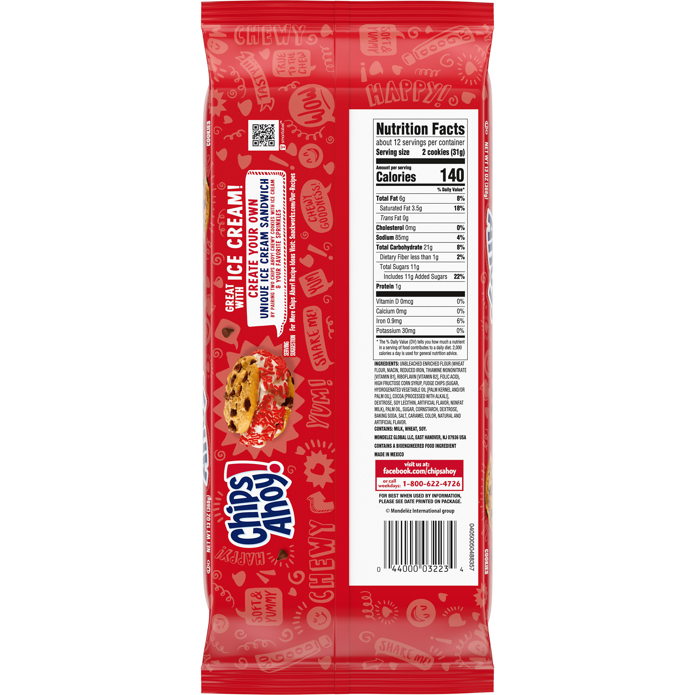 CHIPS AHOY! Chewy Chocolate Chip Cookies, 13 oz | Giant Eagle
