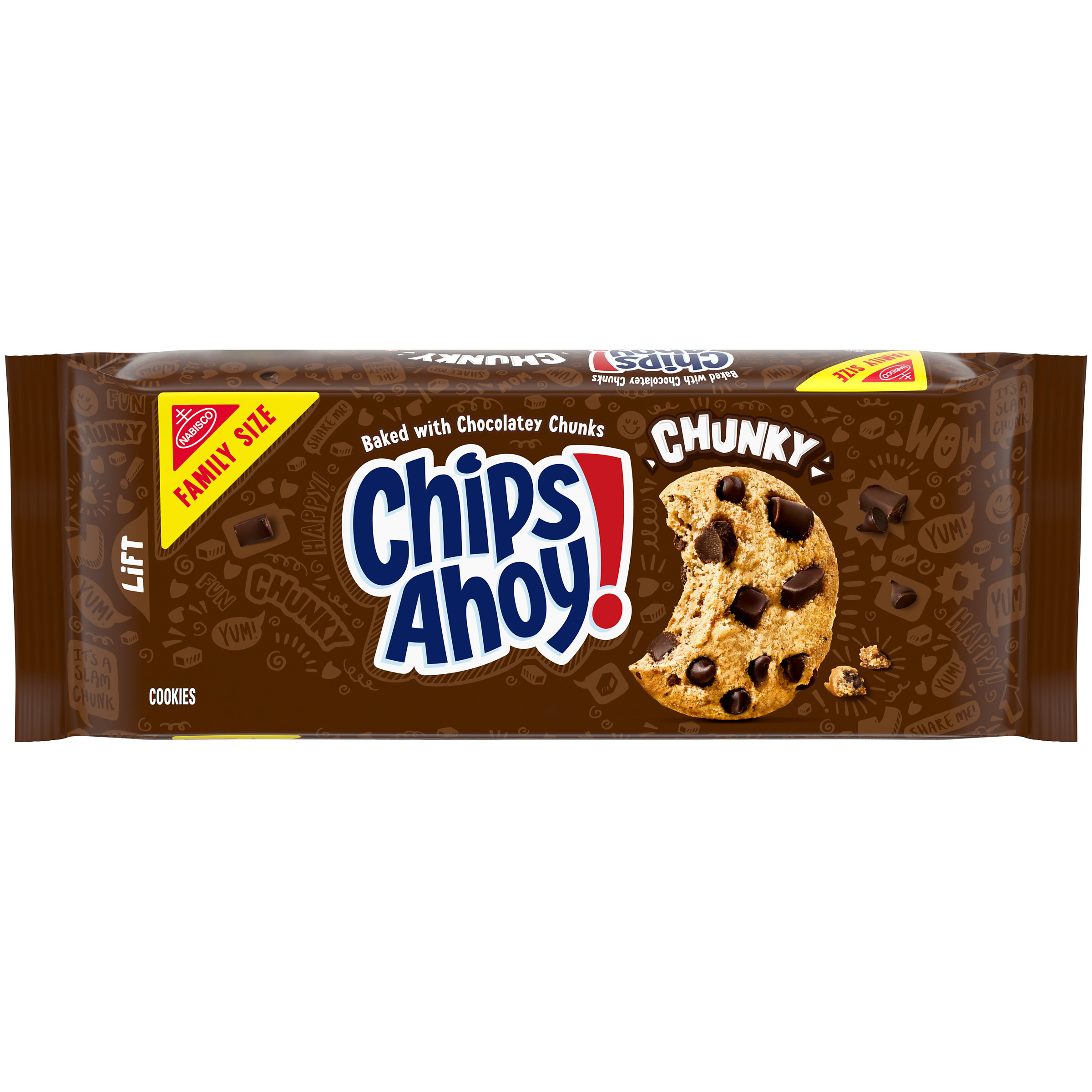 CHIPS AHOY! Original Chocolate Chip Cookies, Family Size, 18.2 oz