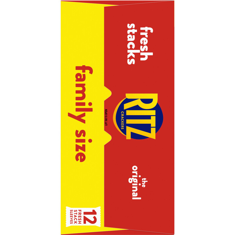 RITZ Fresh Stacks Original Crackers, Travel Snacks, Family Size